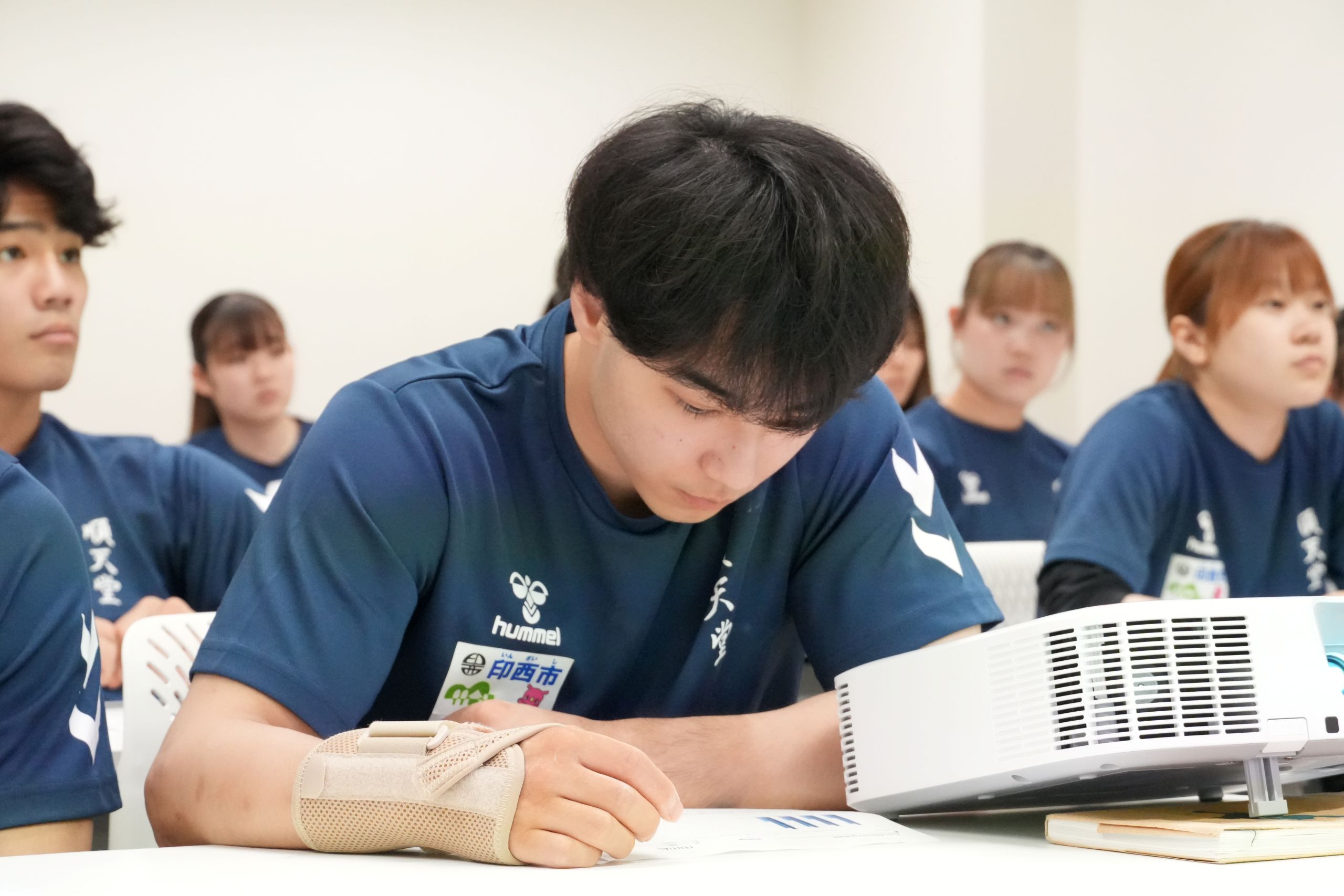 TENTIALのセミナーを受ける谷田雅治選手