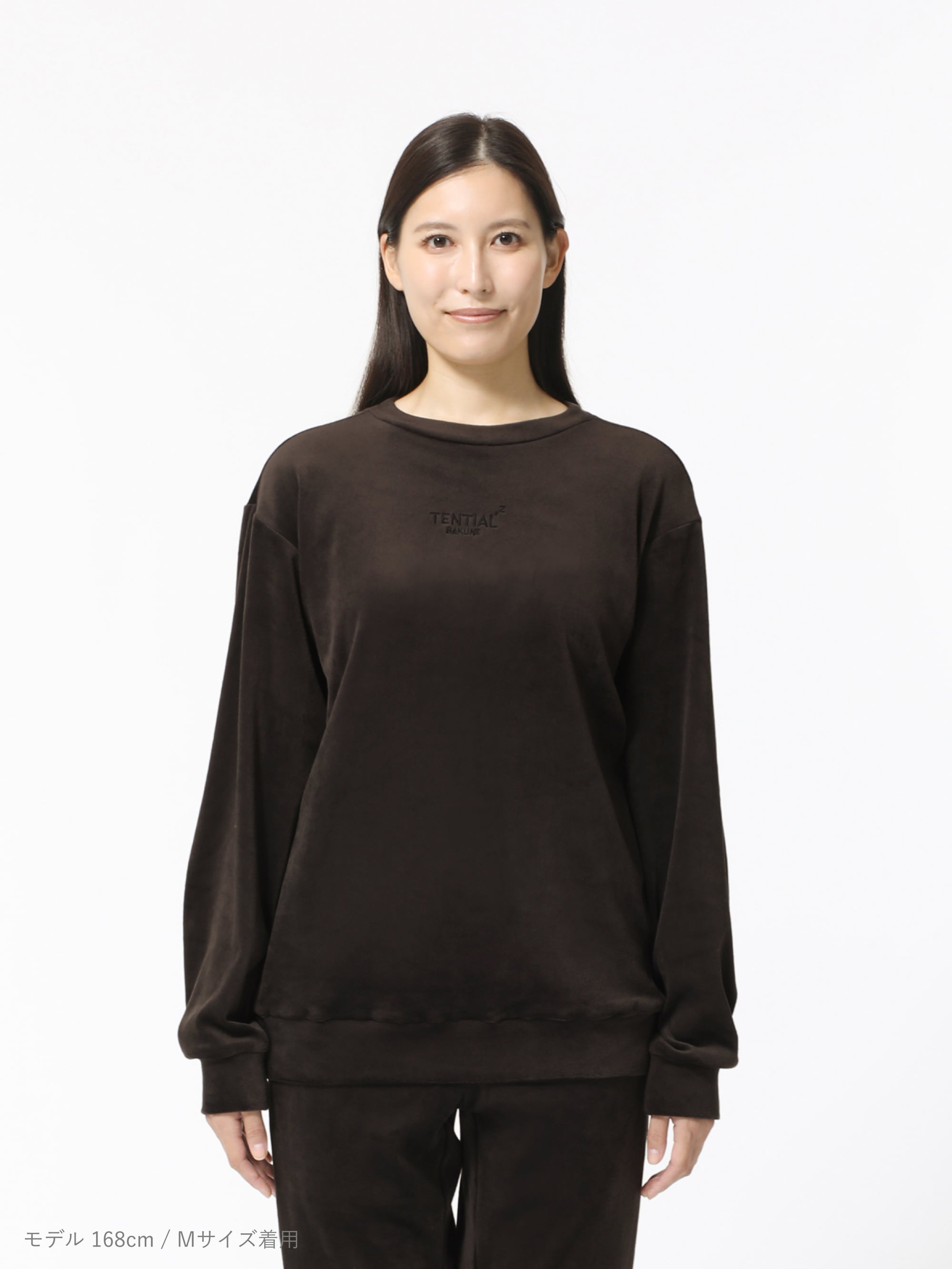 BAKUNE ベロア / 長袖クルーネックシャツ_25FW | TENTIAL公式