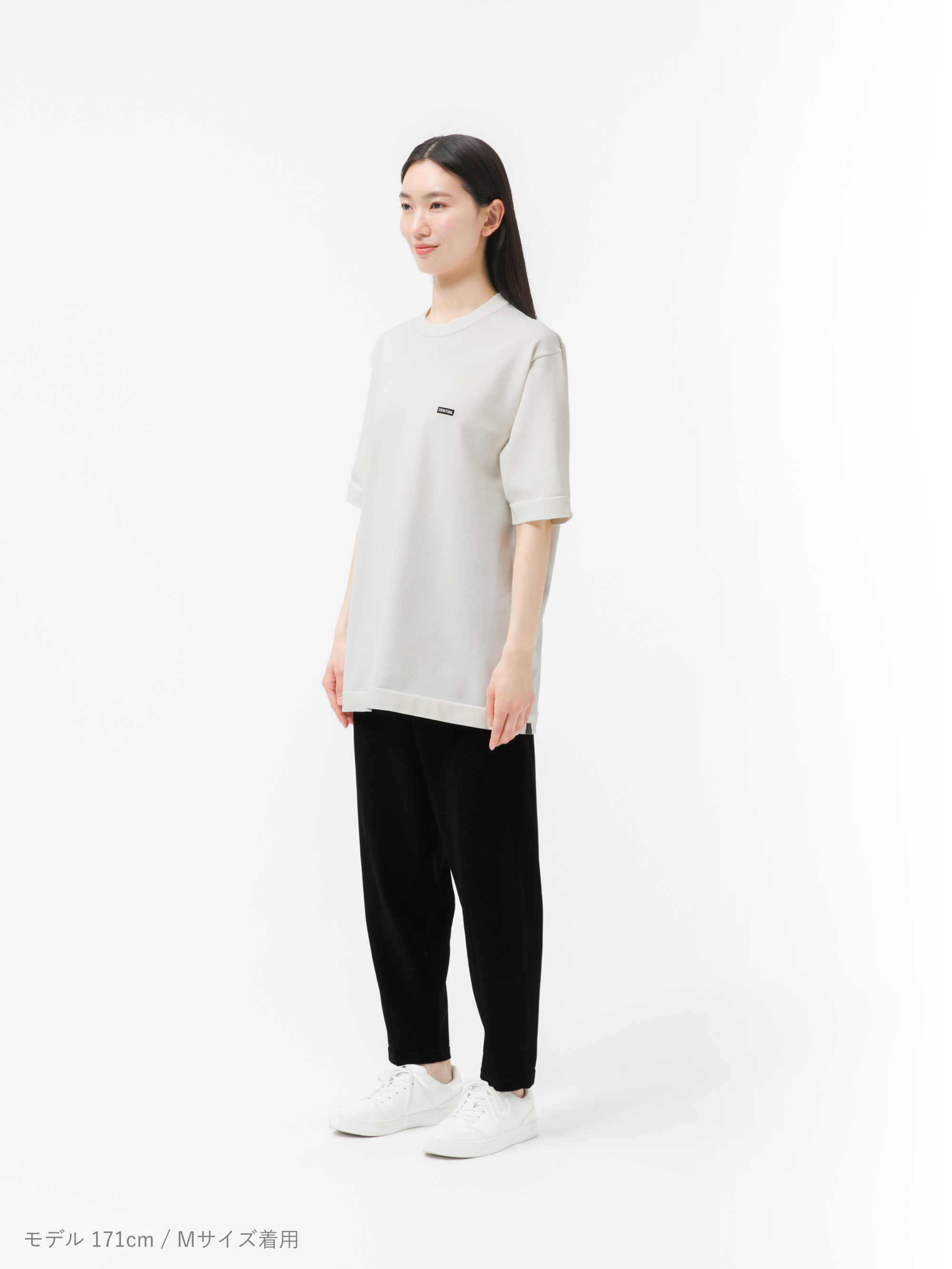 【極美品】TENTIAL MIGARU Light Knit Ladies S MIGARU Light Knit Short Sleeve T-Shirt / 上下セット（半袖T