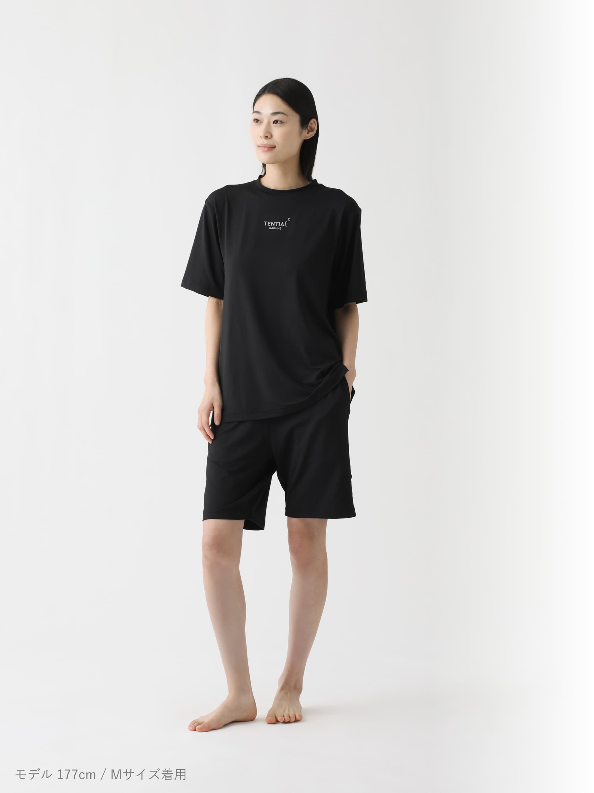 BAKUNE Mesh 上下セット（半袖Tシャツ・ショートパンツ）_25SS