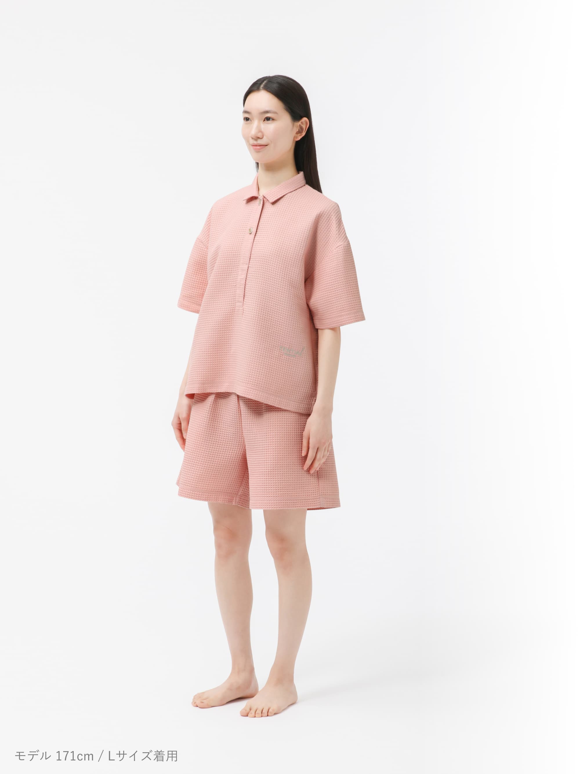 TENTIAL ピンク 上下セット BAKUNE Waffle Women's 上下セット（長袖シャツ・ロングパンツ）_25SS