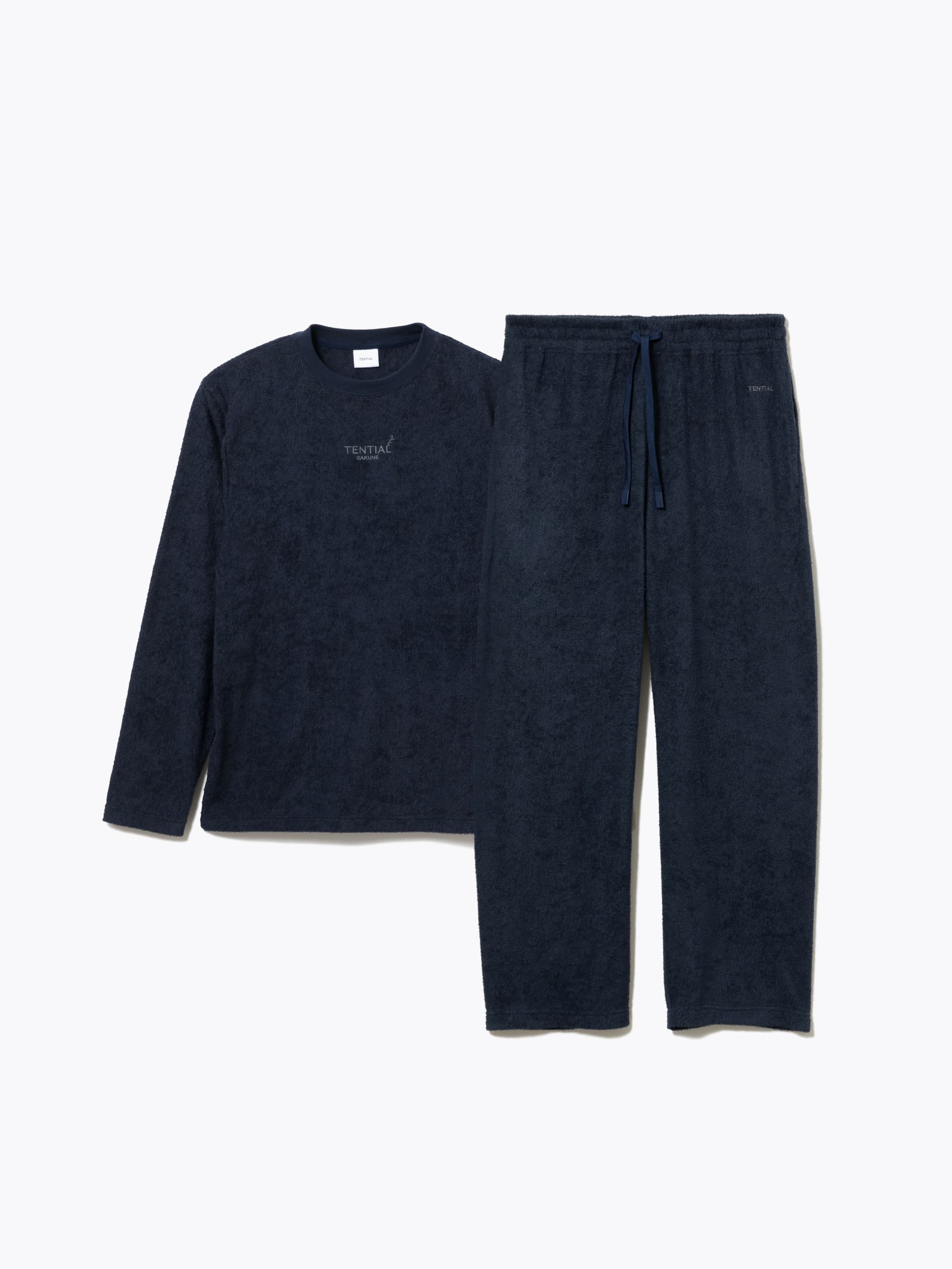 BAKUNE Pile 上下セット（長袖Tシャツ・ロングパンツ）_25SS | TENTIAL