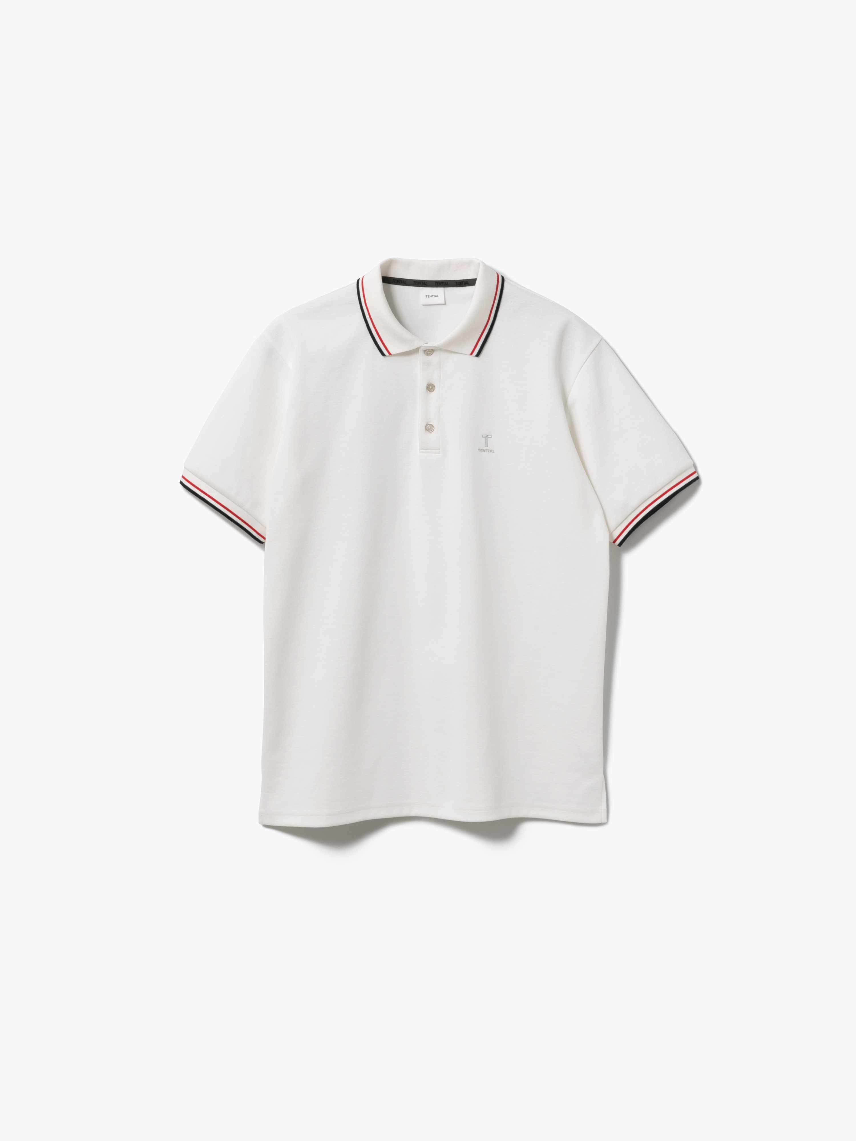 Golf Wear Line Collar Short Sleeve Polo Shirt / 半袖