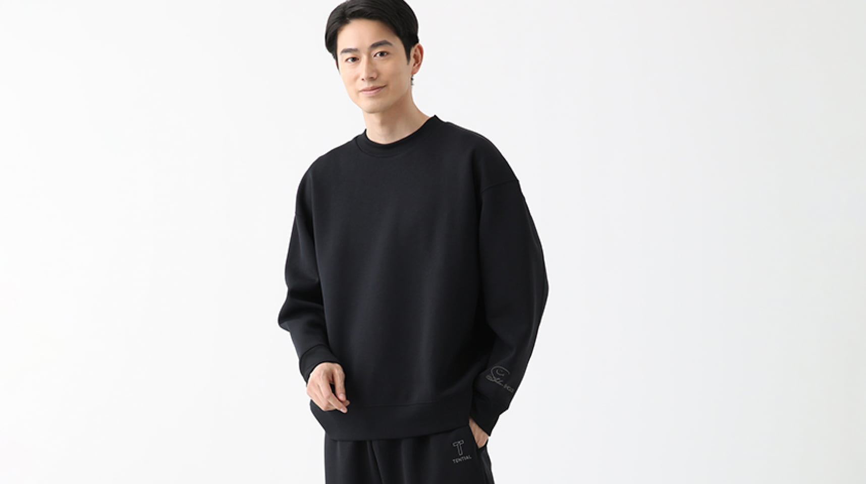 テックスウェット】クルーネックプルオーバー（志田千陽コラボ