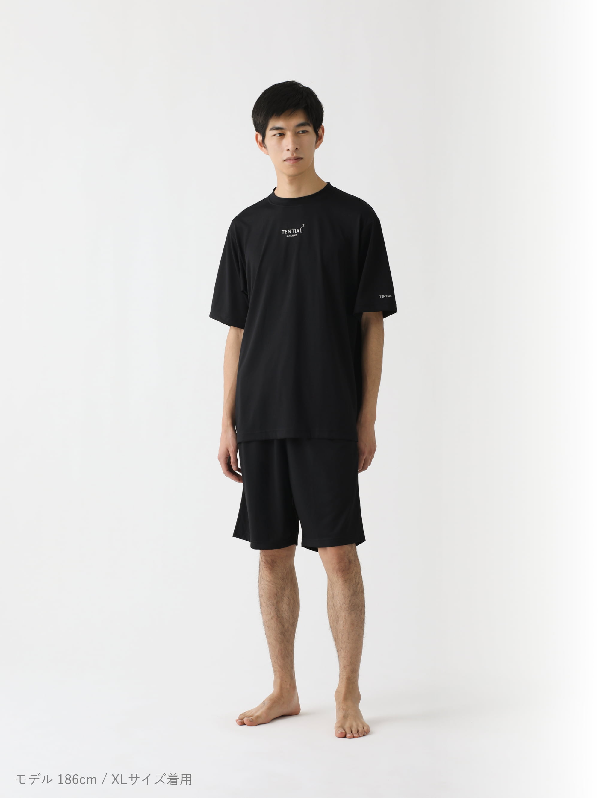 BAKUNE Dry Men's 上下セット（半袖Tシャツ・ショートパンツ）_25SS