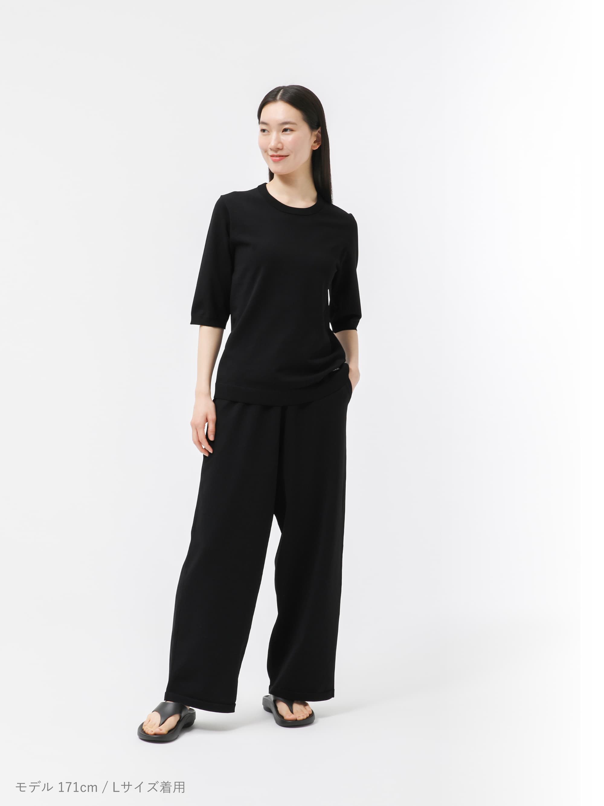 【極美品】TENTIAL MIGARU Light Knit Ladies S MIGARU Light Knit Women's Short Sleeve Tunic | TENTIAL