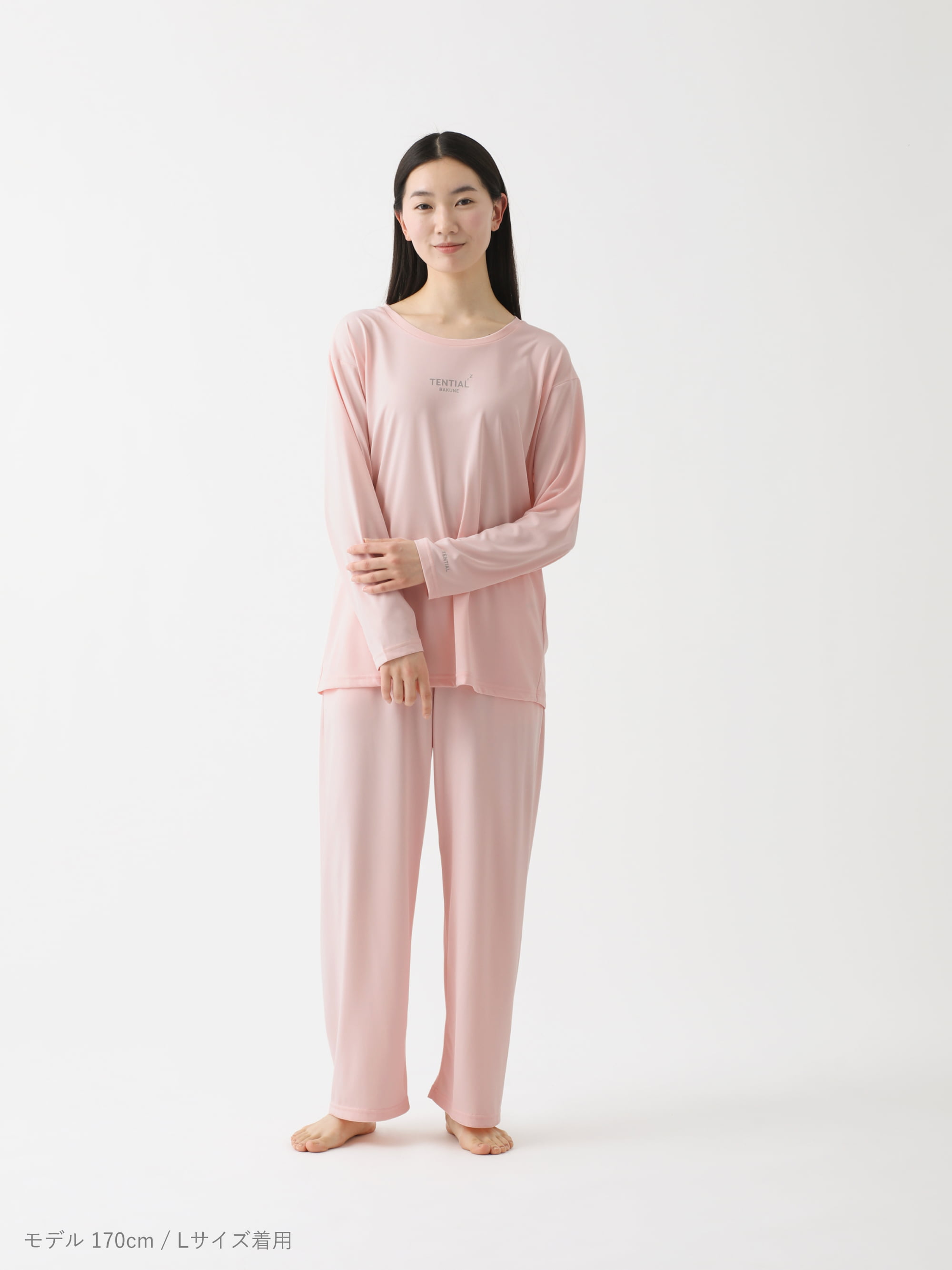 【TENTIAL】BAKUNE Dry Women's 上下 Pink BAKUNE Dry Women's 上下セット（長袖Tシャツ・ロングパンツ）_25SS