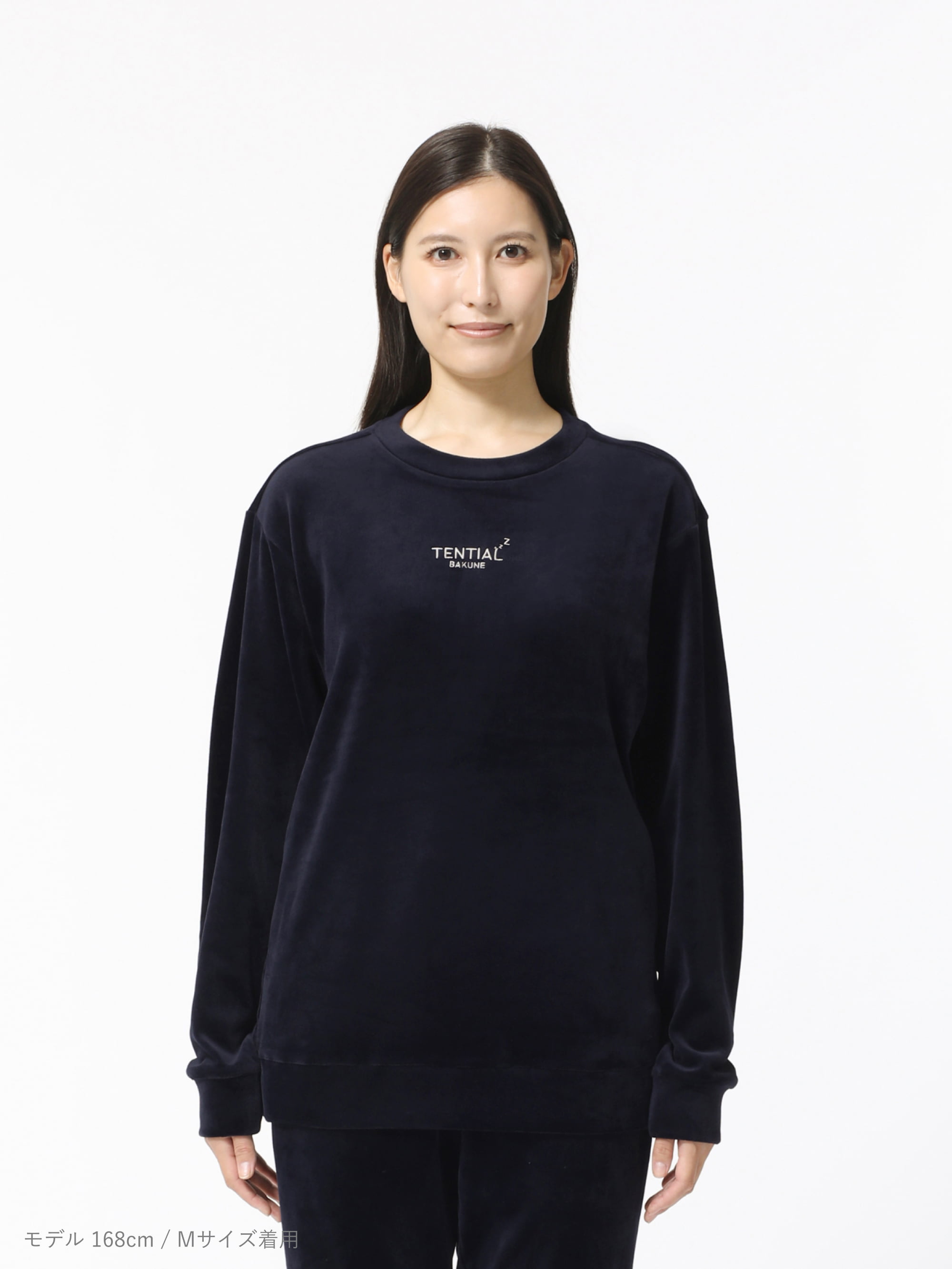 BAKUNE ベロア / 長袖クルーネックシャツ_25FW | TENTIAL公式