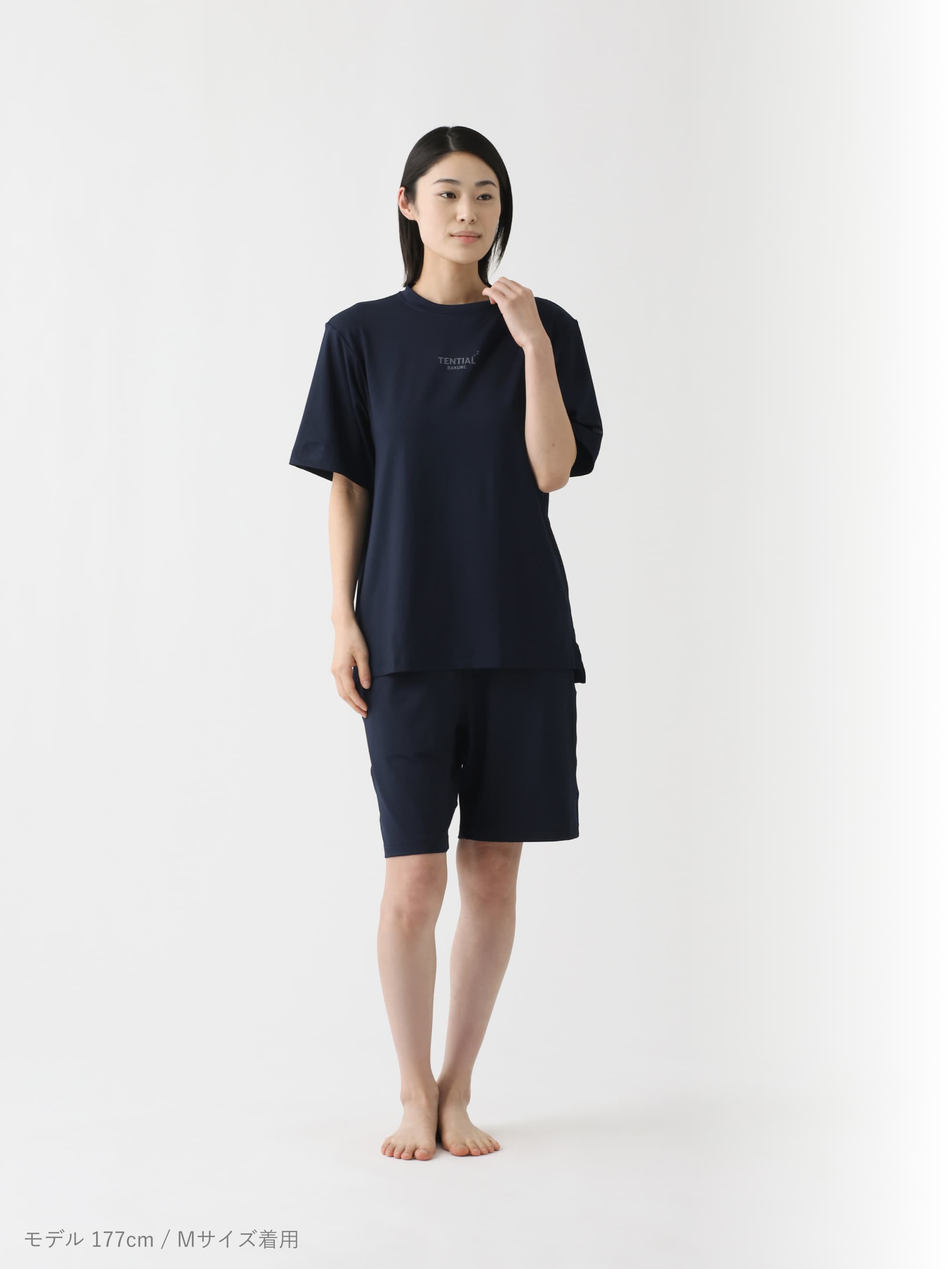 BAKUNE Mesh 上下セット（半袖Tシャツ・ショートパンツ）_25SS