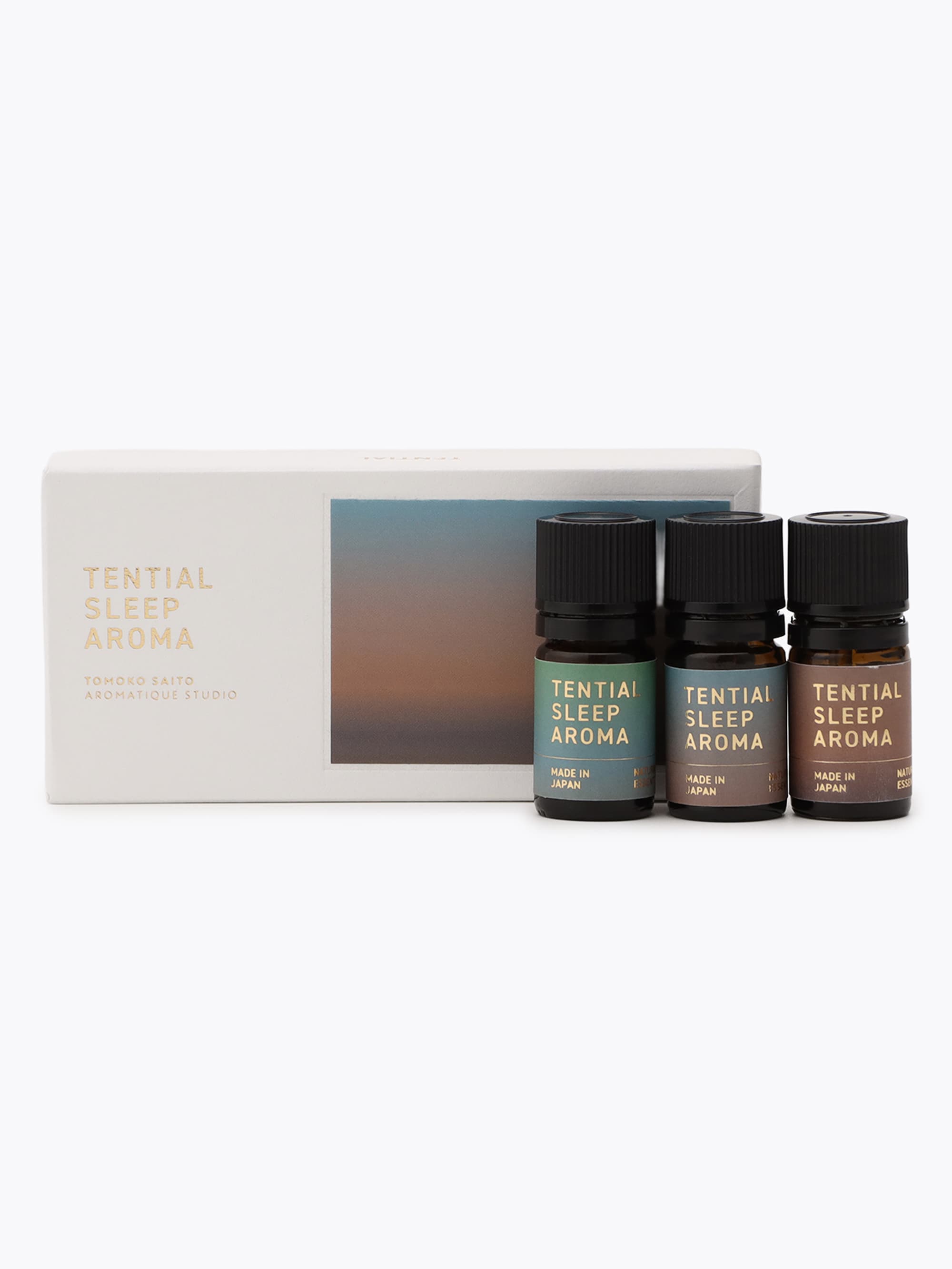 TENTIAL SLEEP AROMA ブレンドエッセンシャルオイル3本セット（TOMOKO