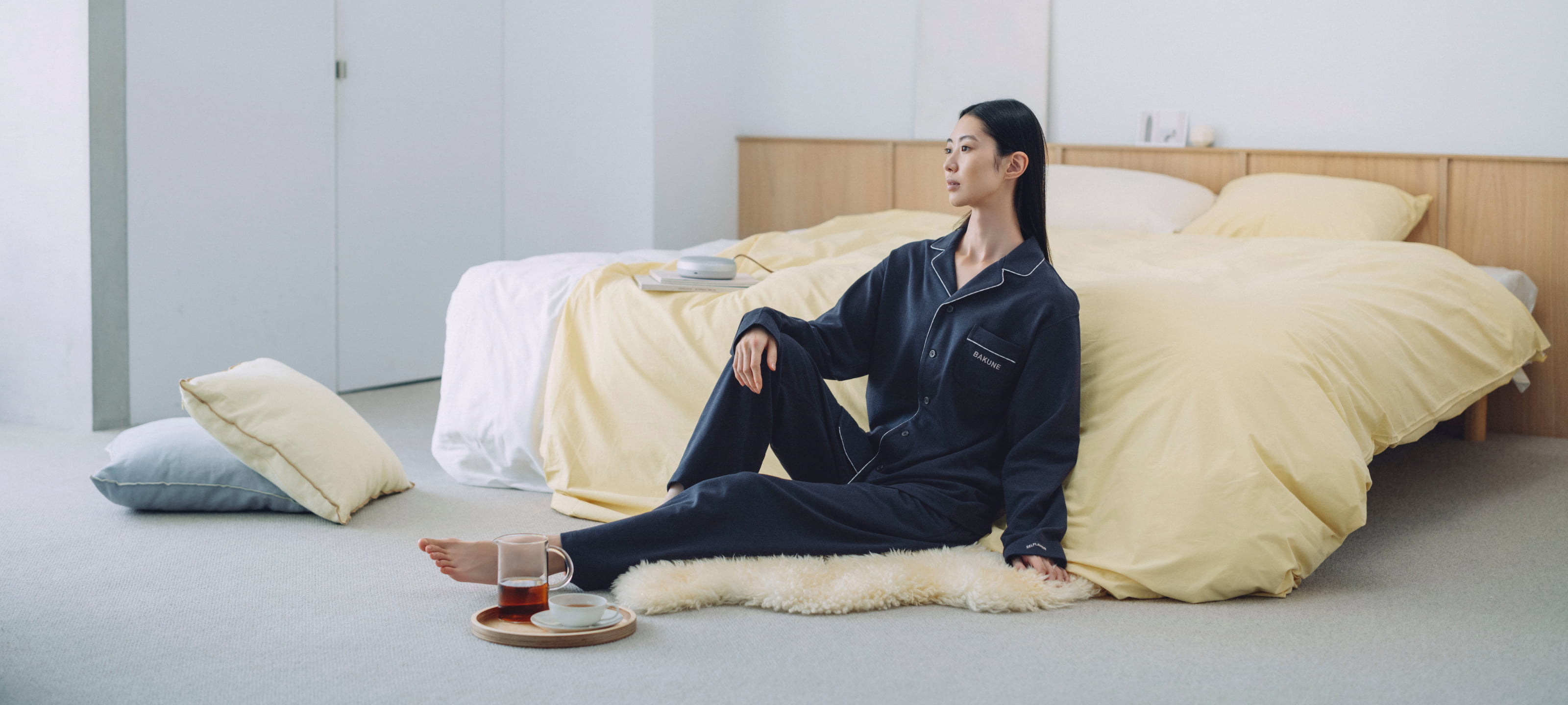 BAKUNE パジャマ スウェット / ロングパンツ_25FW | TENTIAL