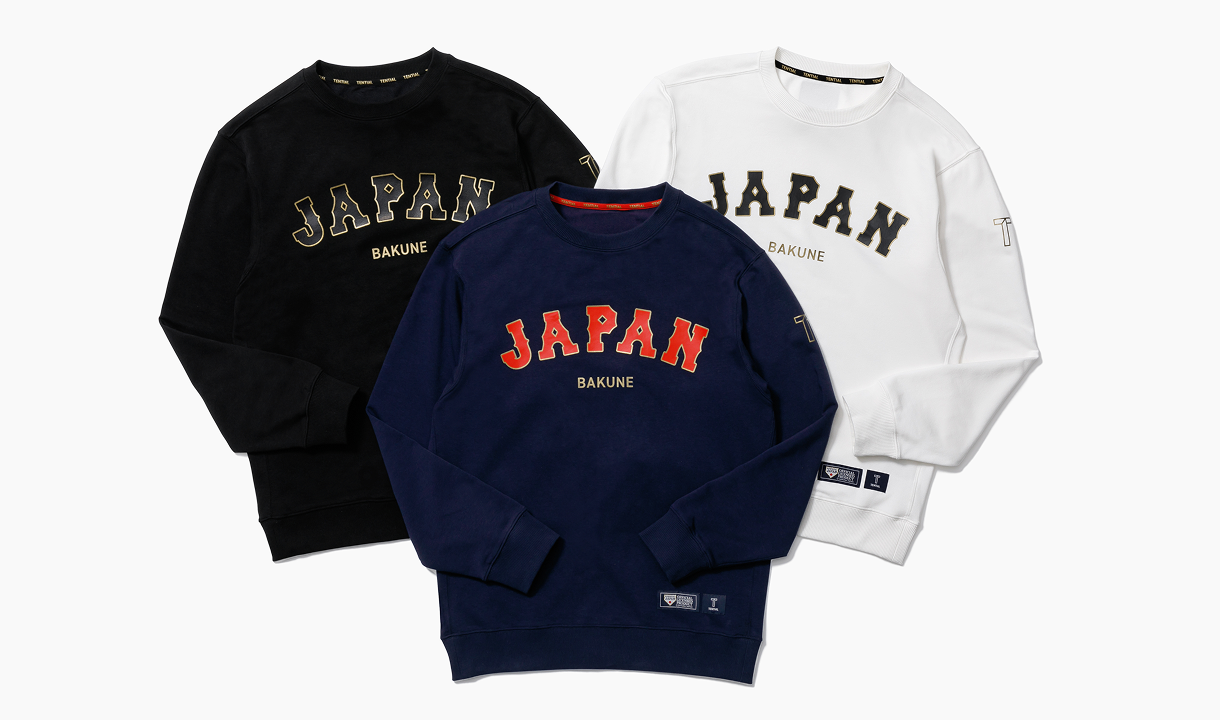 BAKUNE スウェット 【侍ジャパンコラボ】 | TENTIAL公式オンラインストア