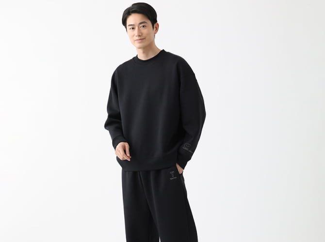 テックスウェット】クルーネックプルオーバー（志田千陽コラボ