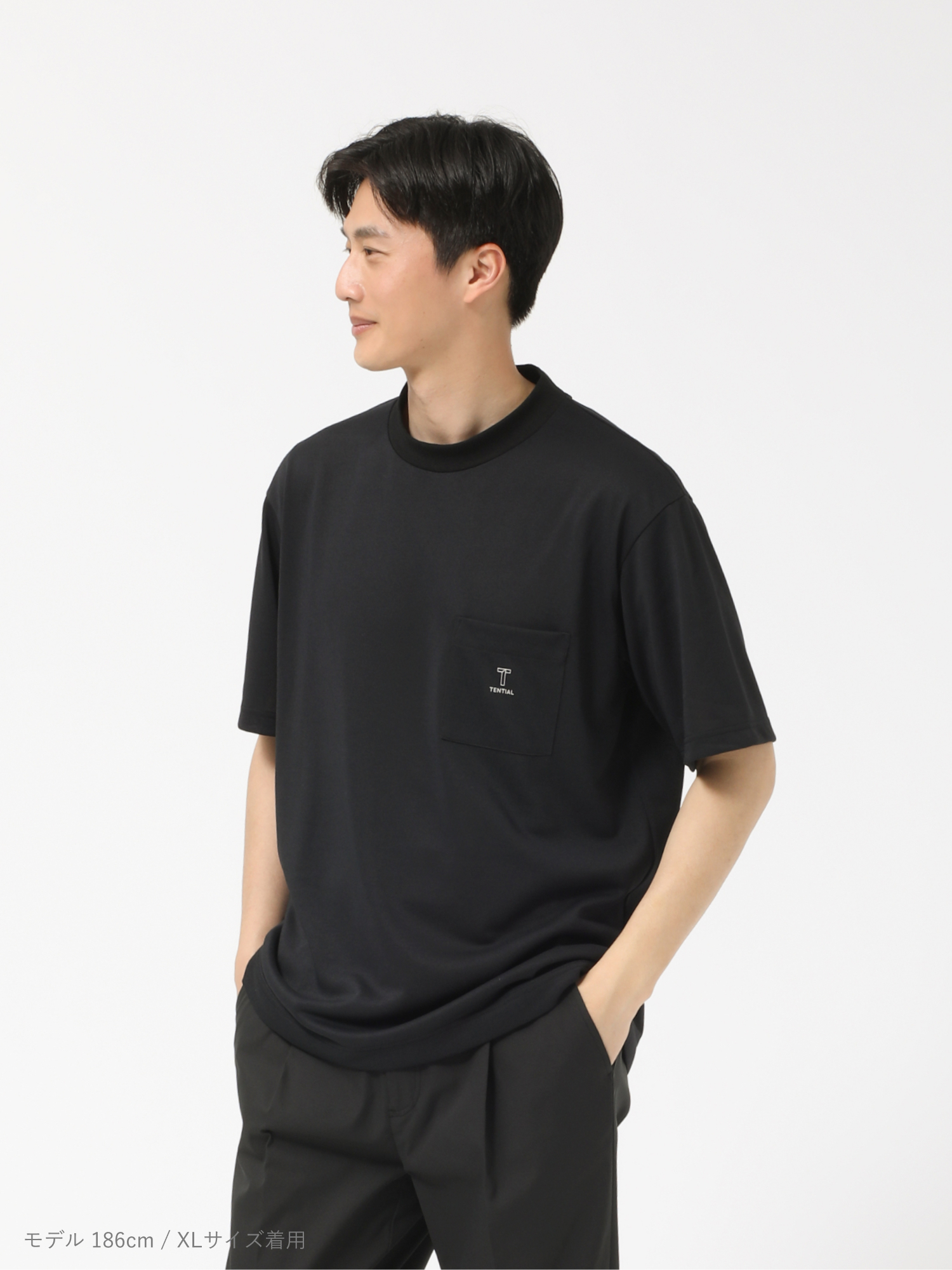 Golf Wear Short Sleeve T-Shirt Mock Neck / 半袖モックネックシャツ