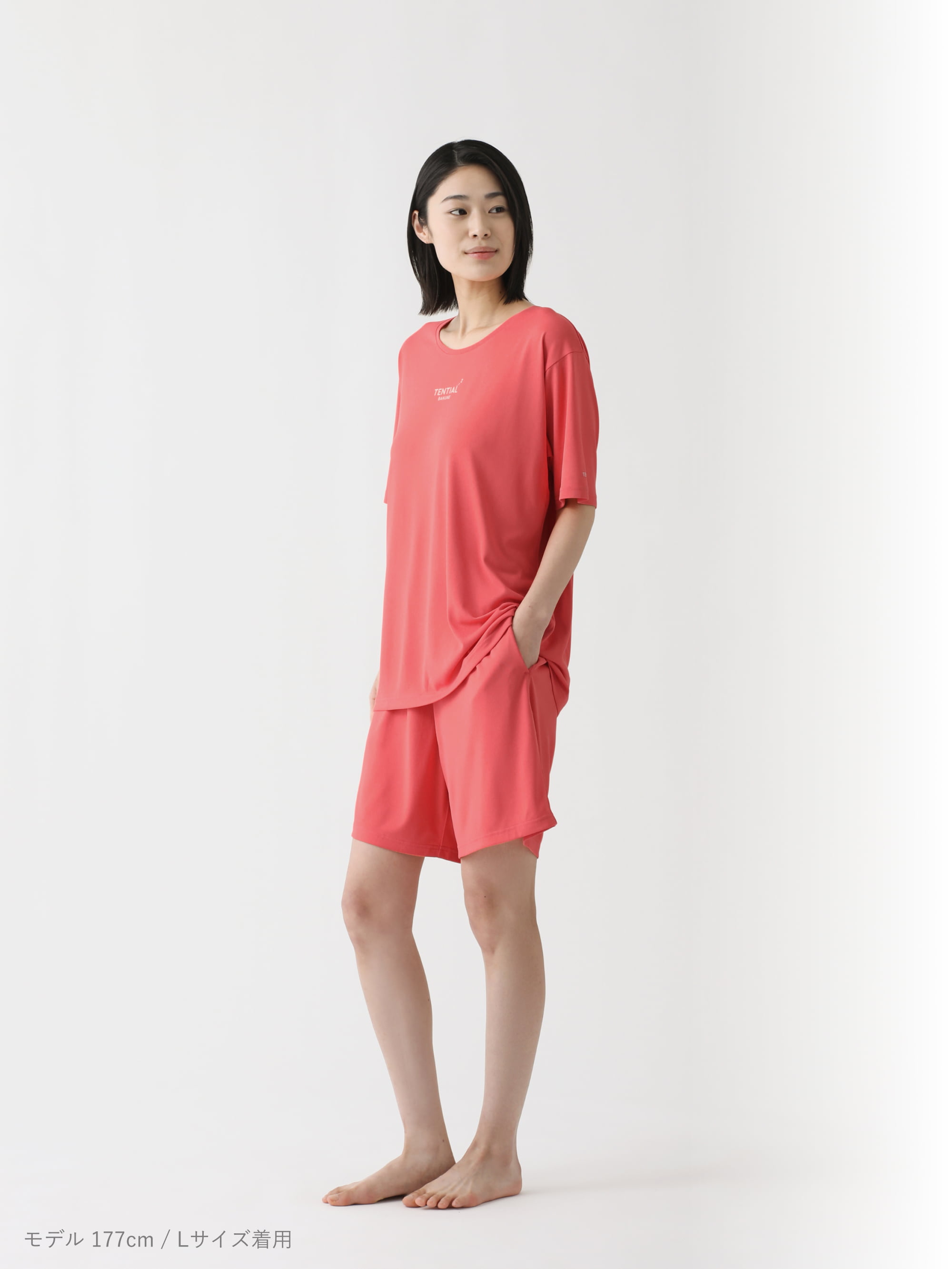 BAKUNE Dry Women's 上下セット（半袖Tシャツ・ショートパンツ）_25SS