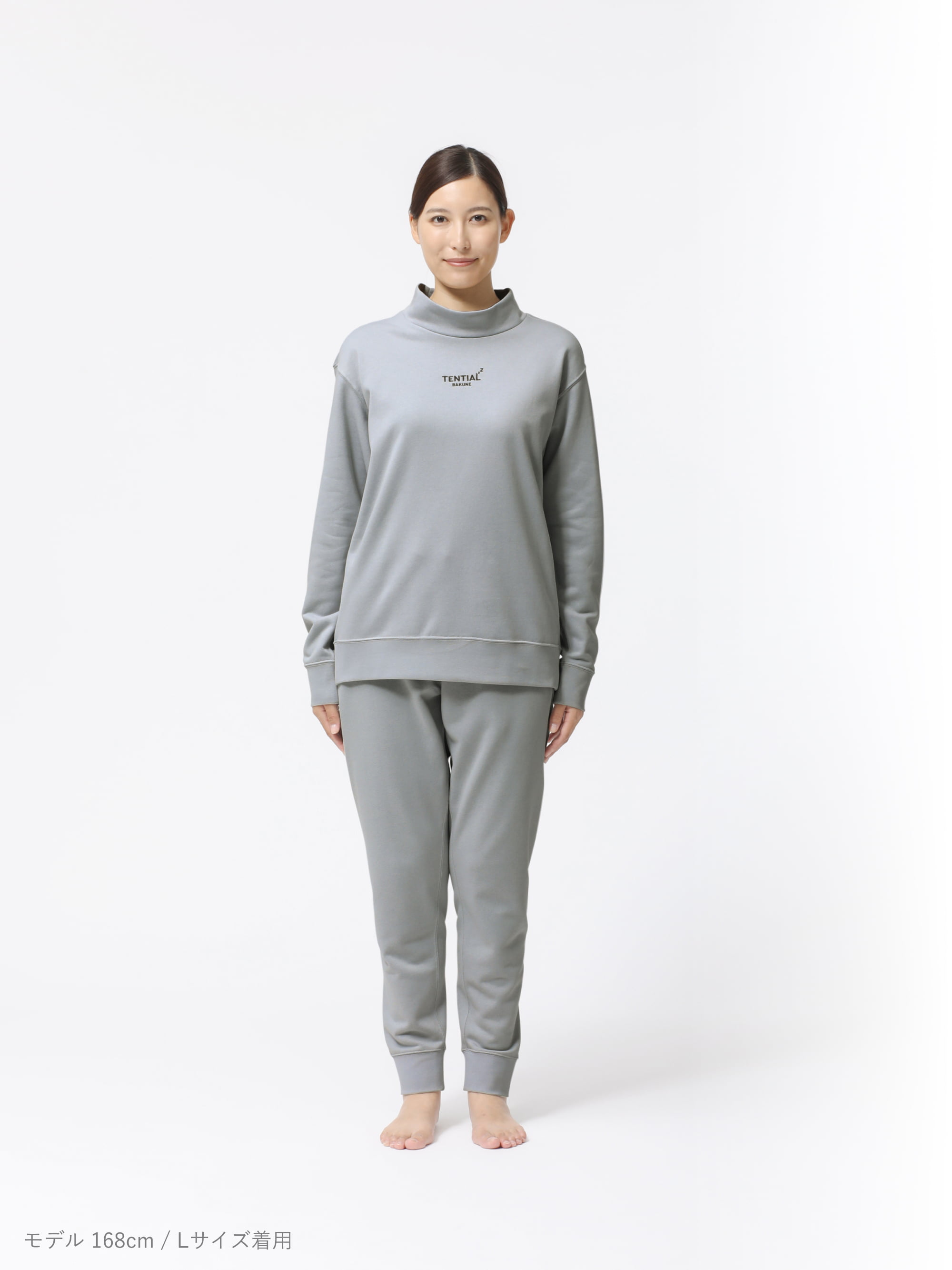BAKUNE ウォーム / 上下セット（長袖モックネックシャツ・ロングパンツ