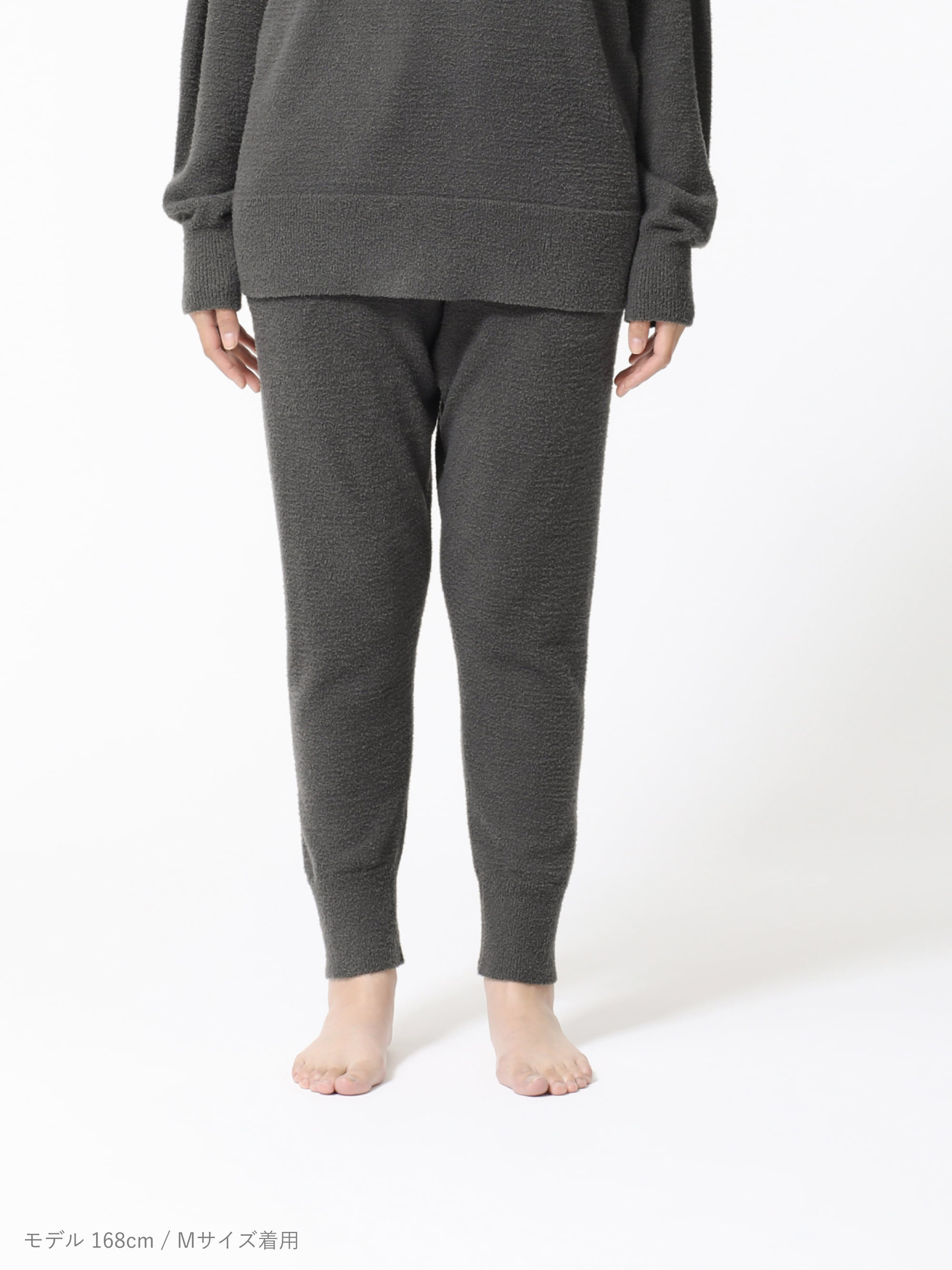 BAKUNE ソフトニット / 上下セット（長袖クルーネックシャツ・ロング