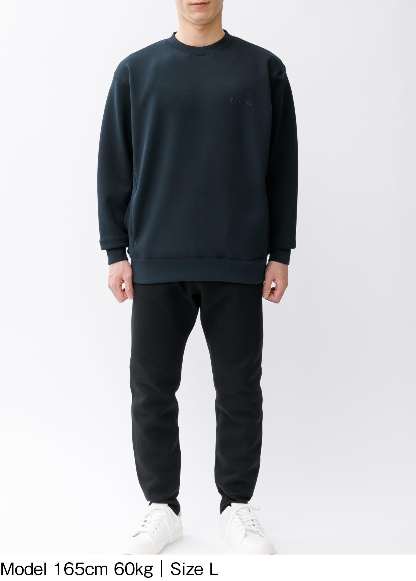 ソフトストレッチ】クルーネックプルオーバー | TENTIAL公式オンライン