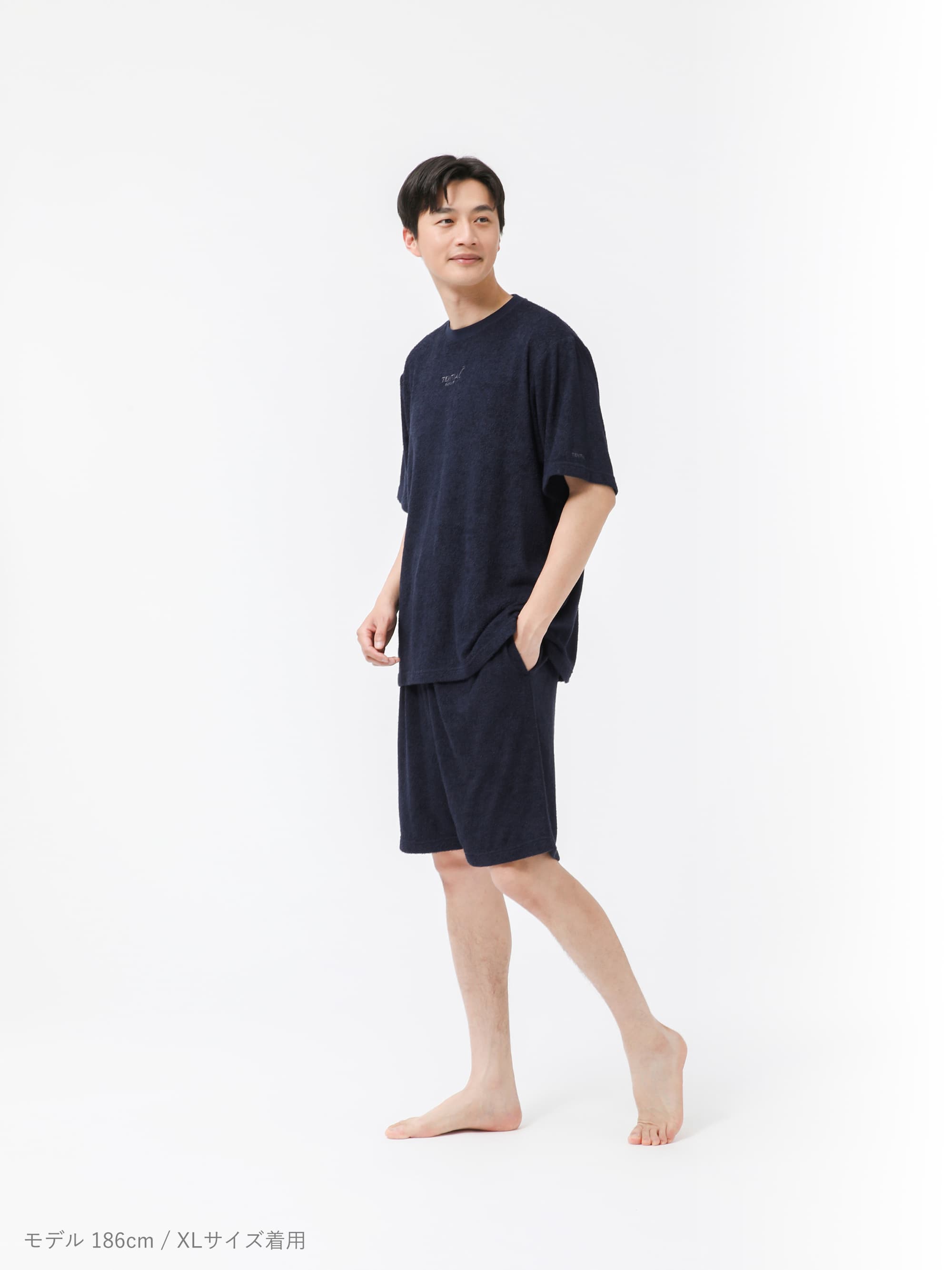 BAKUNE Pile 上下セット（半袖Tシャツ・ショートパンツ）_25SS