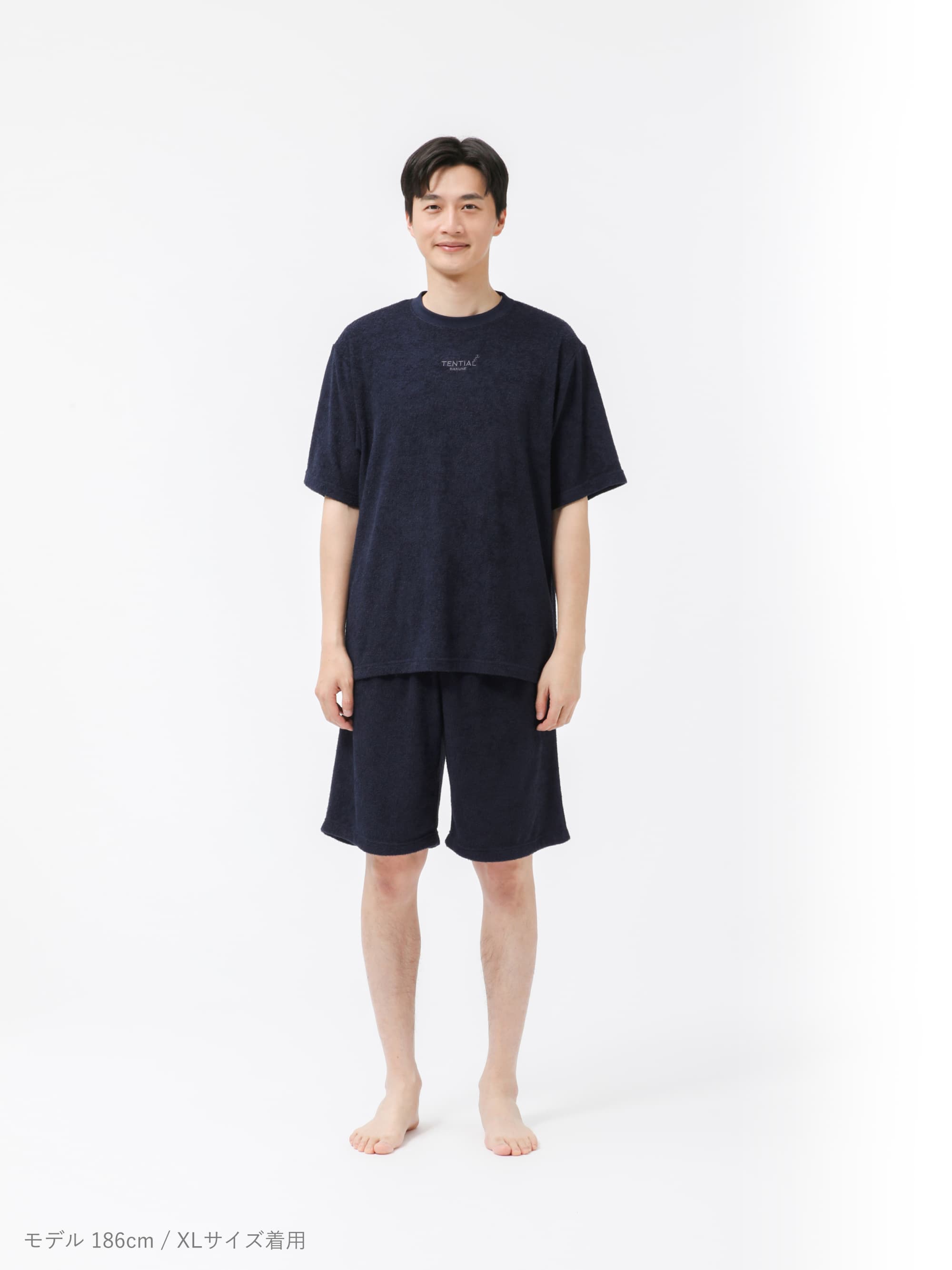 BAKUNE Pile 上下セット（半袖Tシャツ・ショートパンツ）_25SS