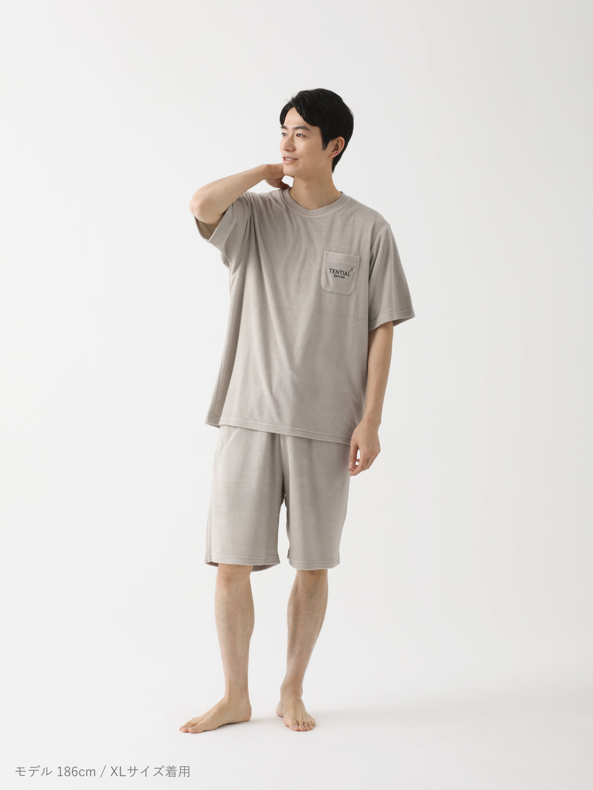 BAKUNE パイル / 上下セット（半袖Tシャツ・ショートパンツ