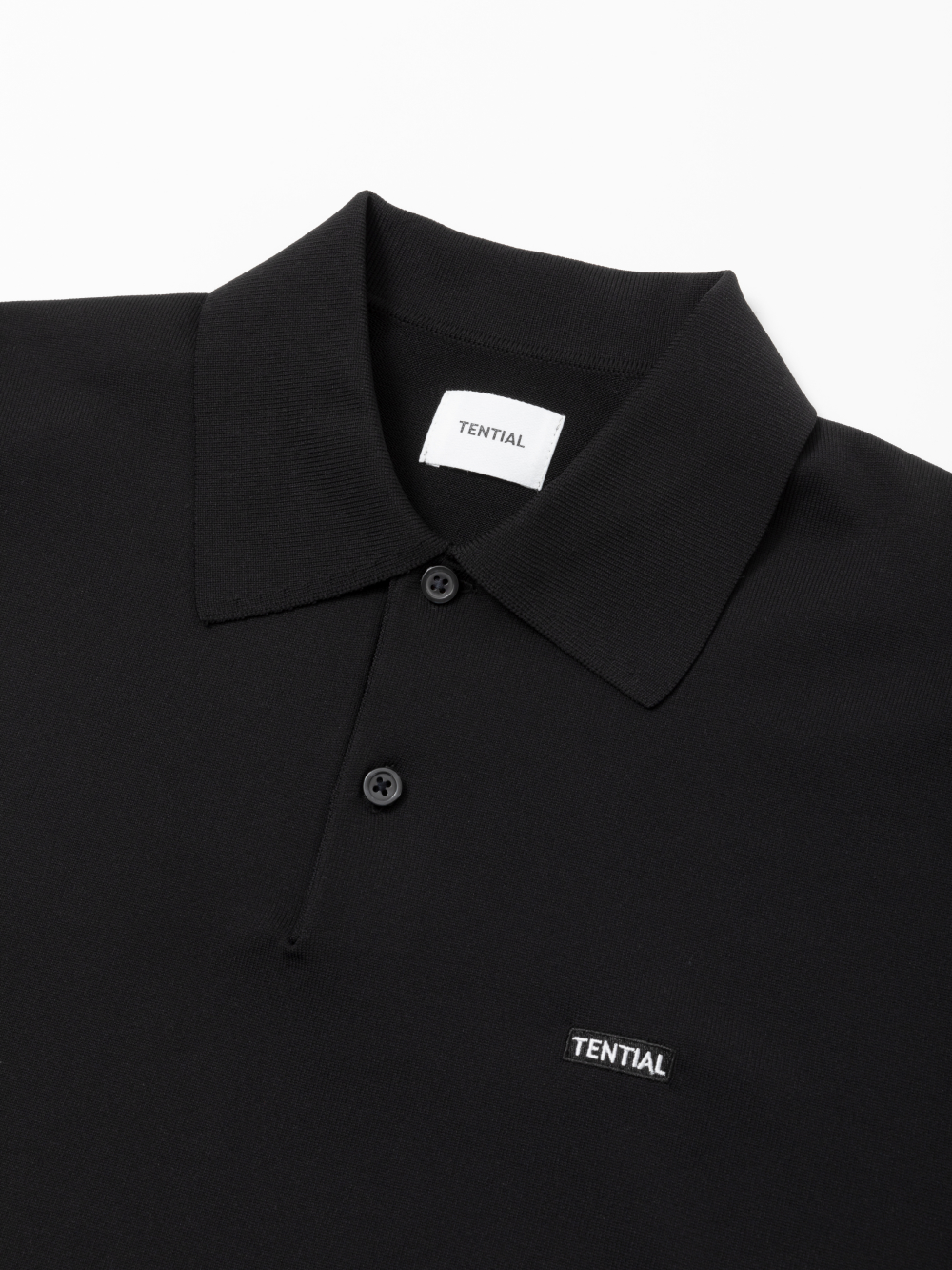 テンシャル　TENTIAL  MIGARU ポロシャツ数回着用　黒Mサイズ テンシャル TENTIAL MIGARU ポロシャツ数回着用 黒Mサイズ