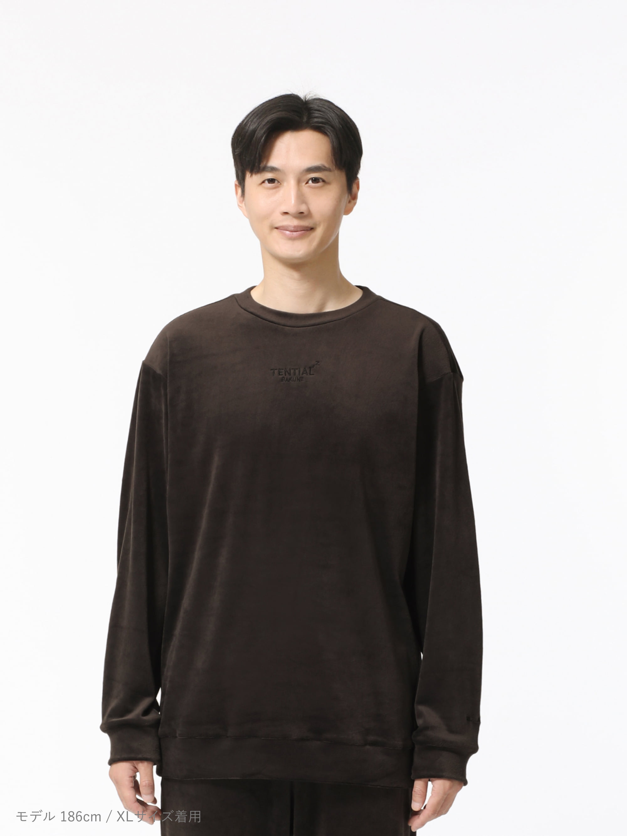 BAKUNE ベロア / 長袖クルーネックシャツ_25FW | TENTIAL公式