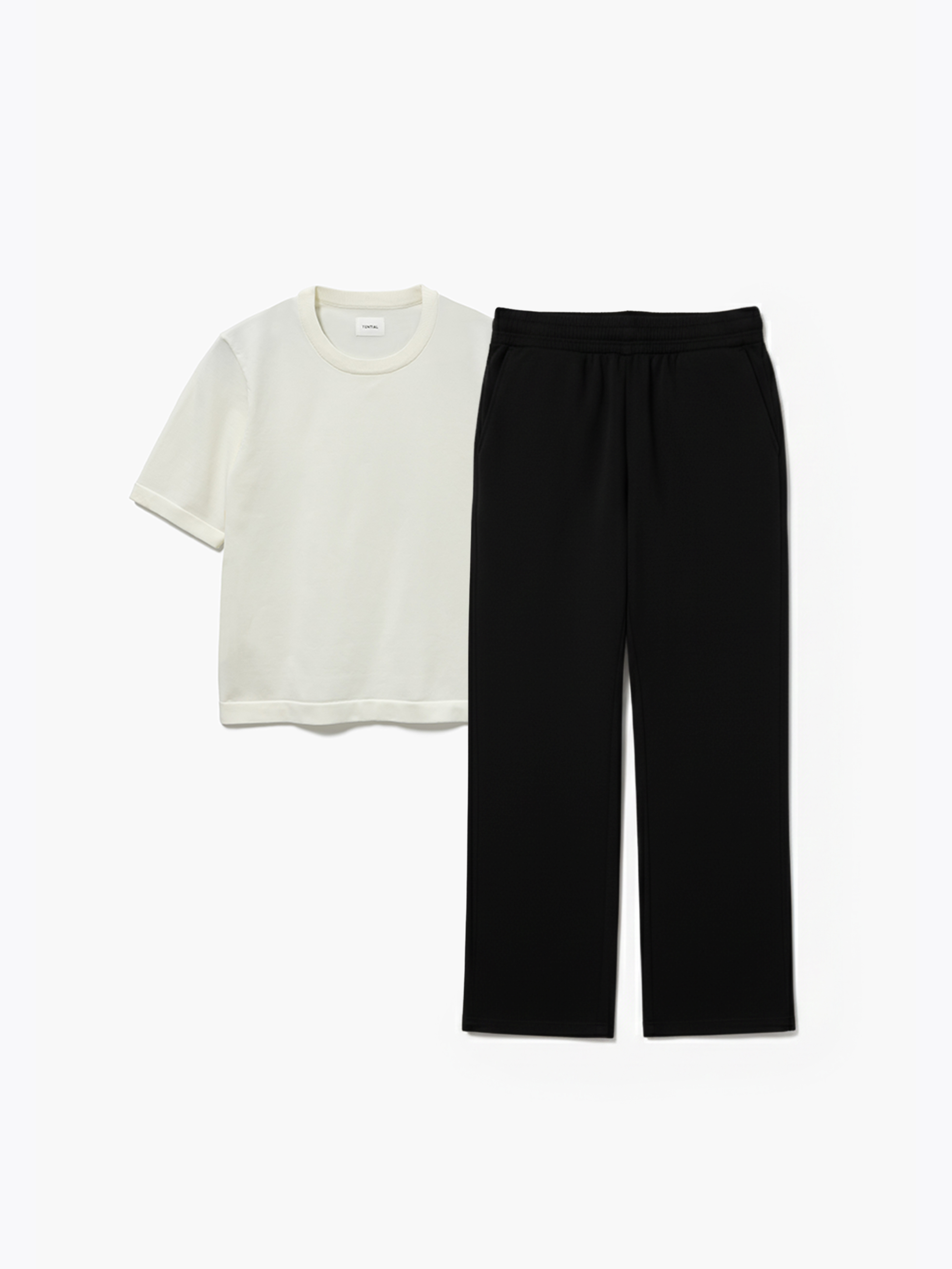 ライトニット】半袖Tシャツ ウィメンズ_上下セット(ロングパンツ ライトニット】半袖Tシャツ ウィメンズ_上下セット(ロングパンツ
