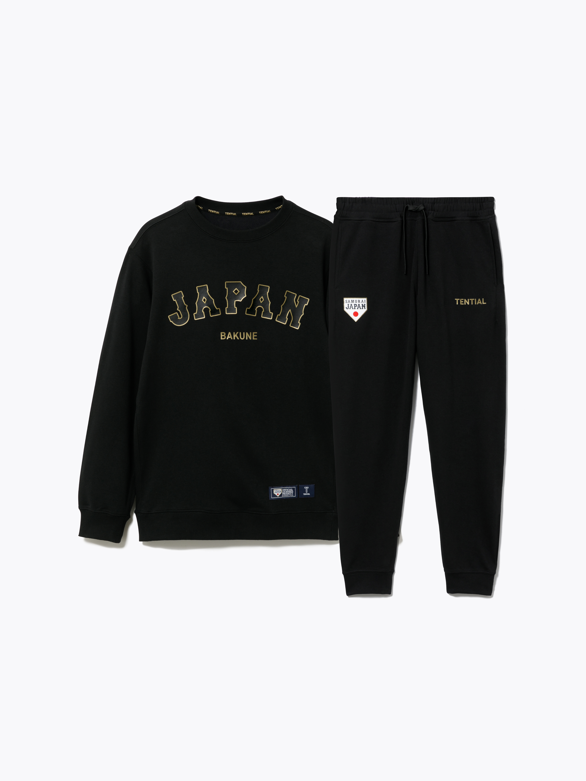 TENTIAL BAKUNE スウェットシャツ・パンツセット Amazon | [TENTIAL] テンシャル BAKUNE [ バクネ ] 秋〜冬 スウェット