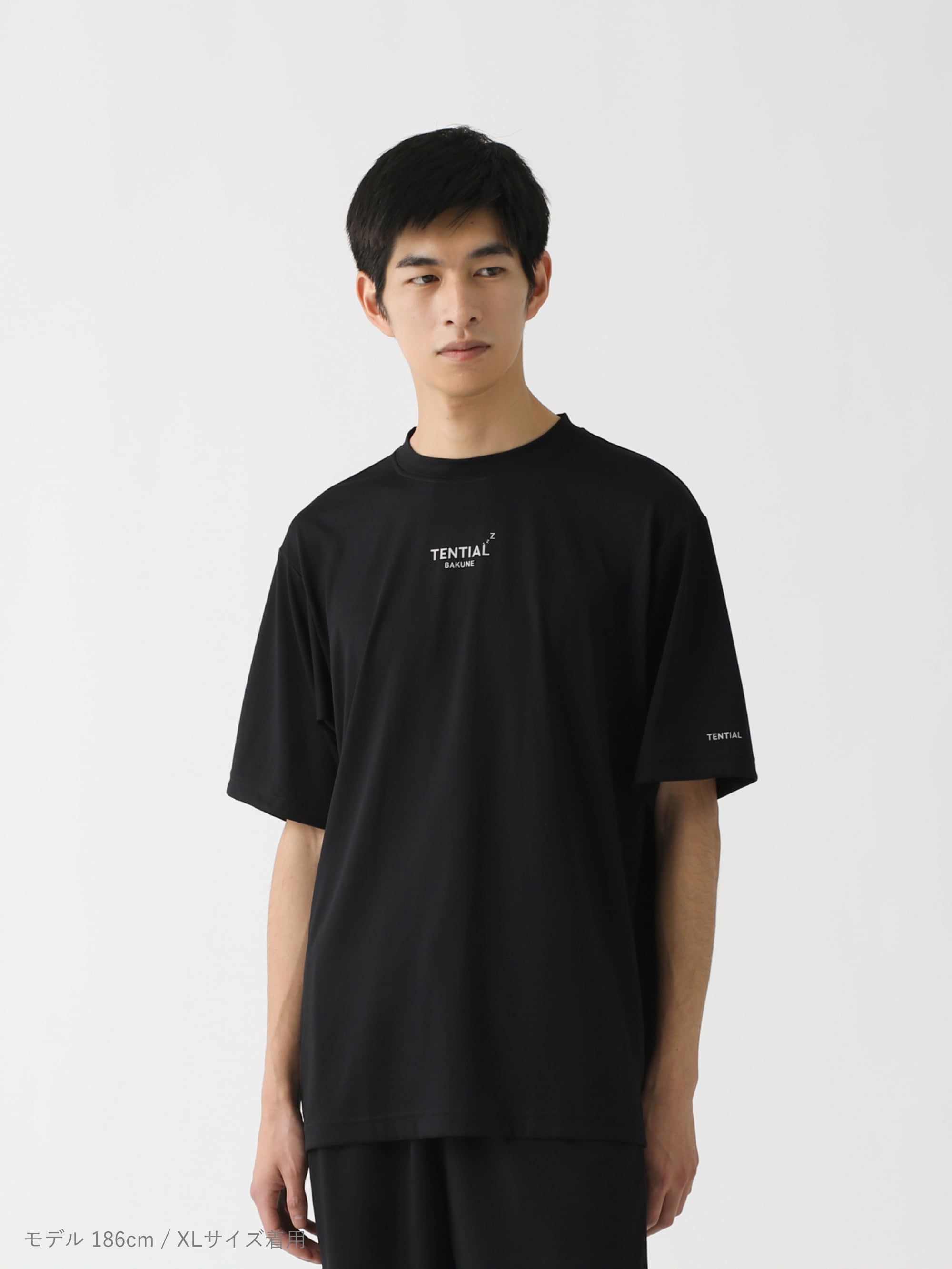 テンシャル　白　Tシャツ TENTIAL（テンシャル） リカバリーウエア Tシャツ ライトニット 半袖T