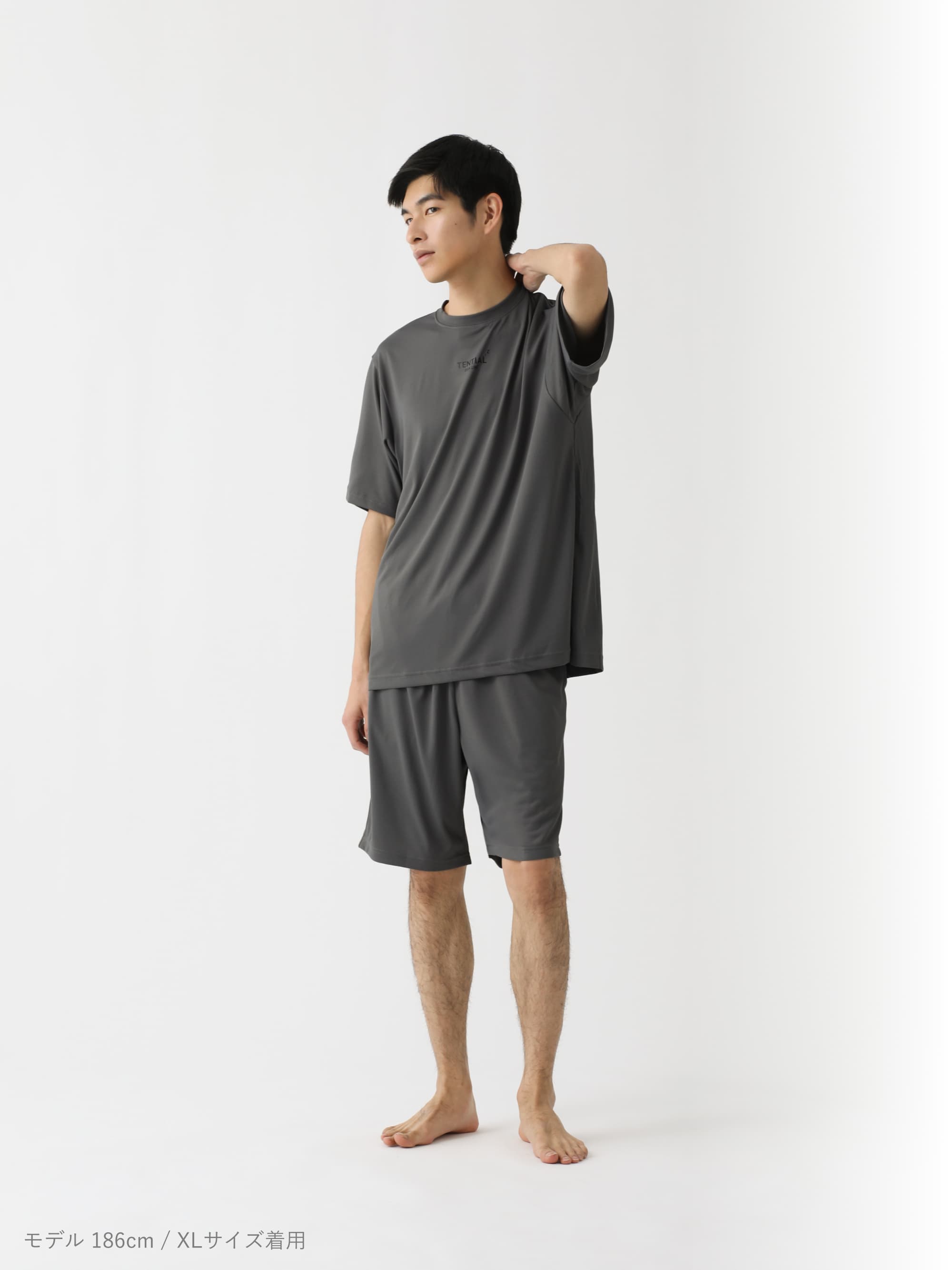 BAKUNE Dry Men's 上下セット（半袖Tシャツ・ショートパンツ）_25SS