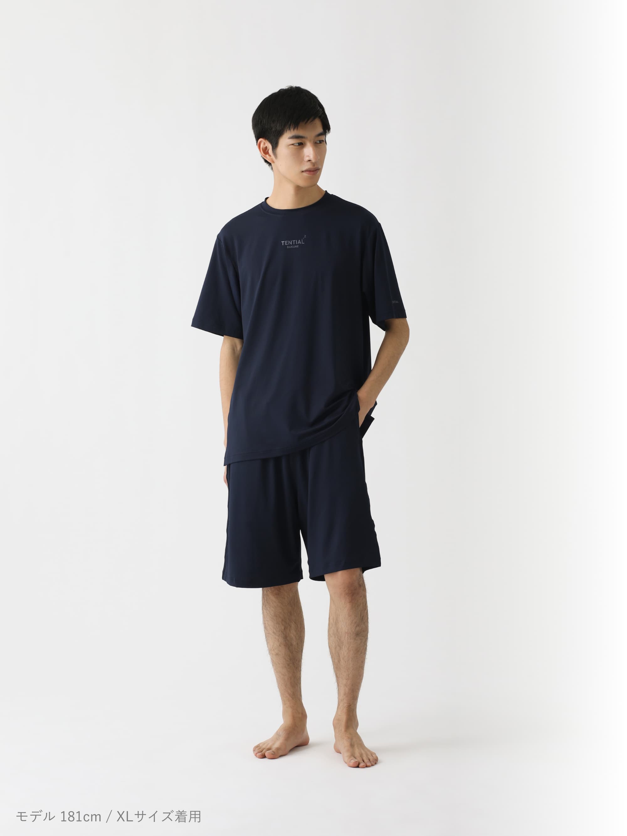 BAKUNE Mesh 上下セット（半袖Tシャツ・ショートパンツ）_25SS