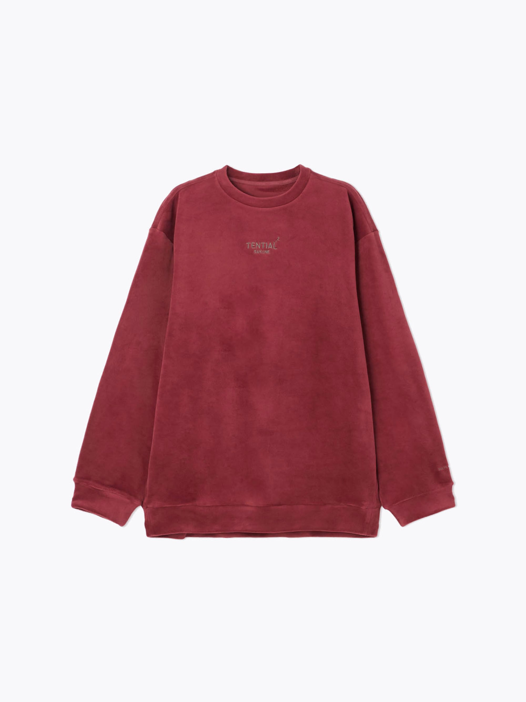 BAKUNE ベロア / 長袖クルーネックシャツ_25FW | TENTIAL公式