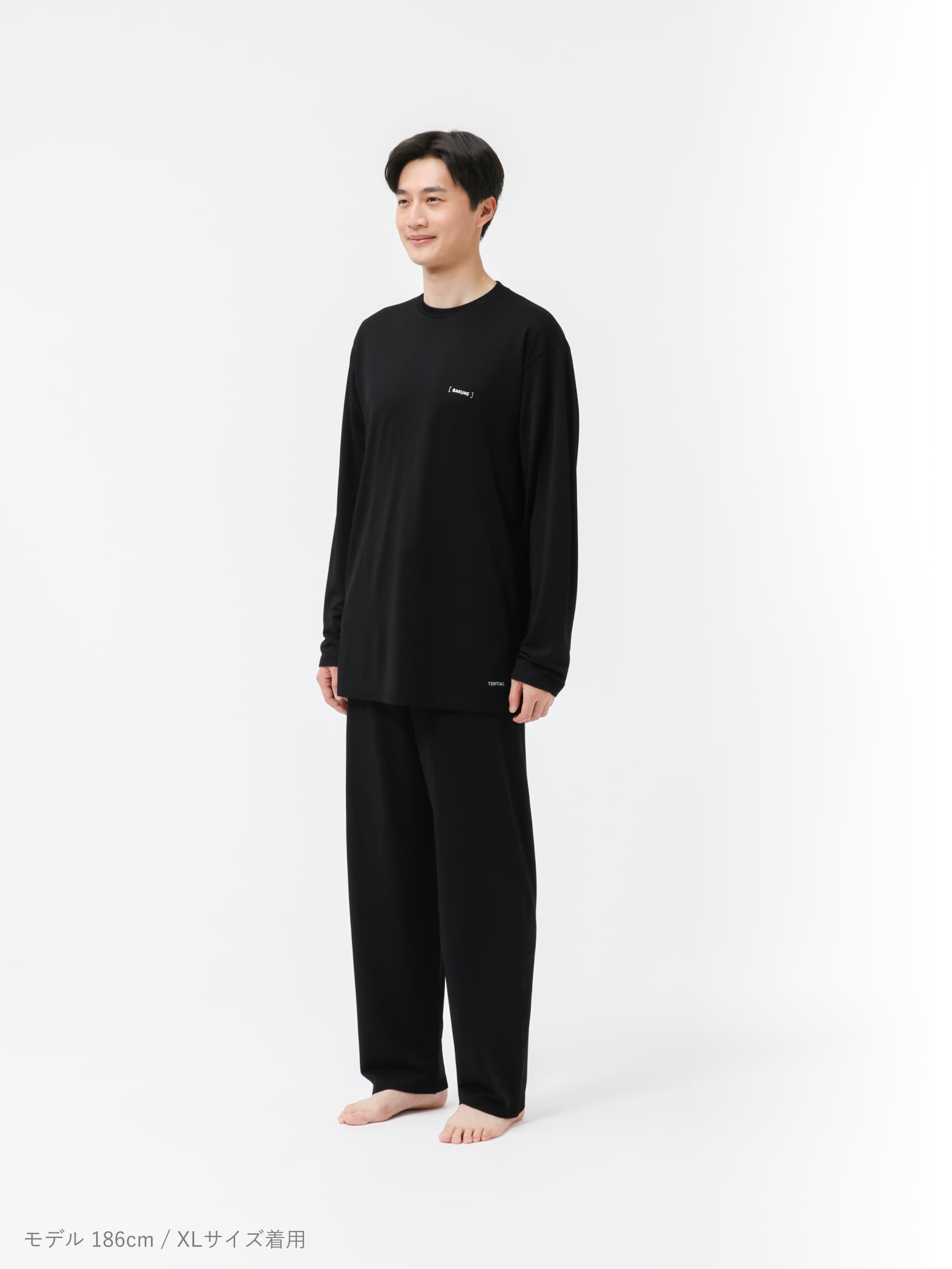 BAKUNE 3D Dry Men's 上下セット（長袖Tシャツ・ロングパンツ）_25SS