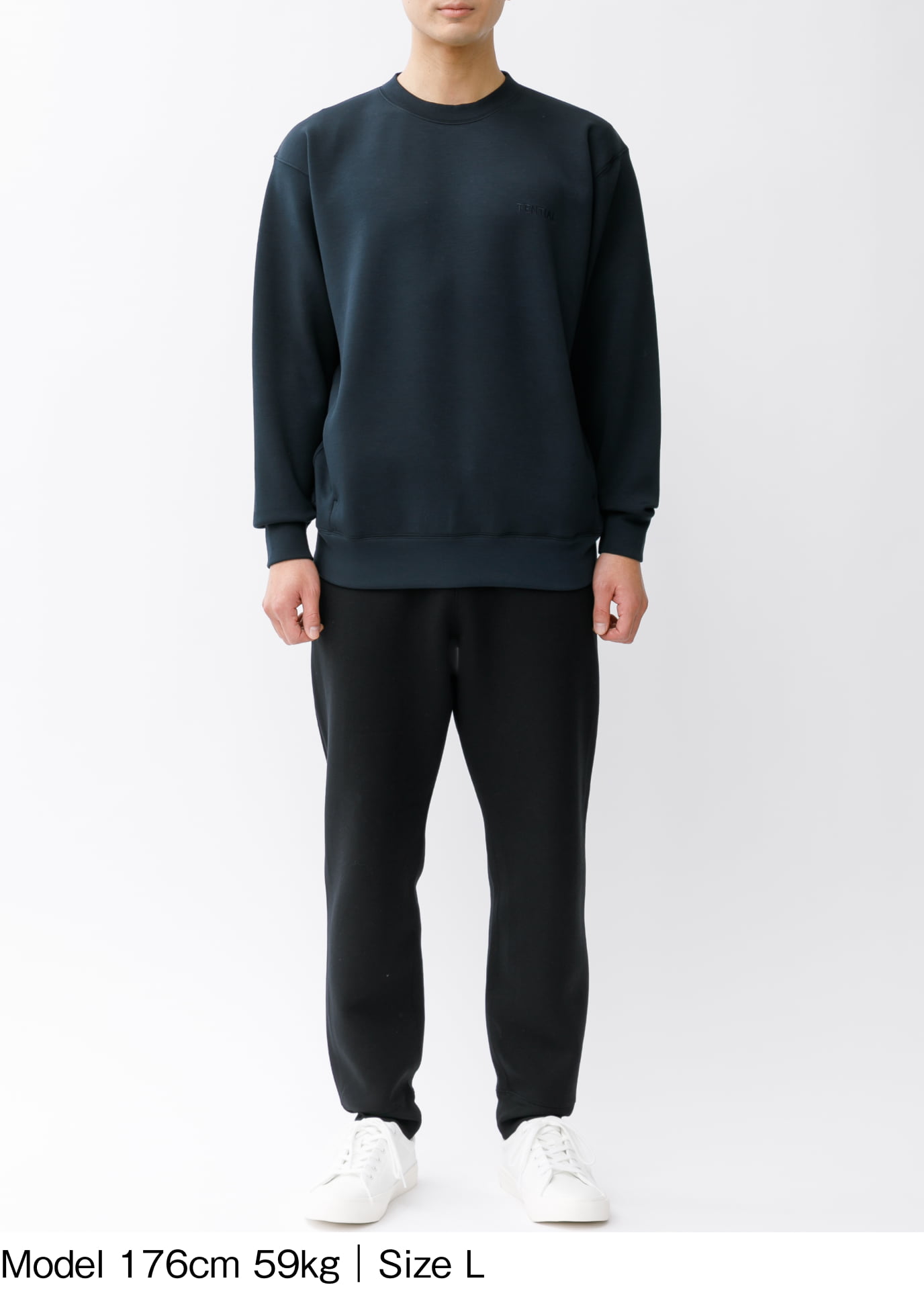 ソフトストレッチ】クルーネックプルオーバー | TENTIAL公式オンライン