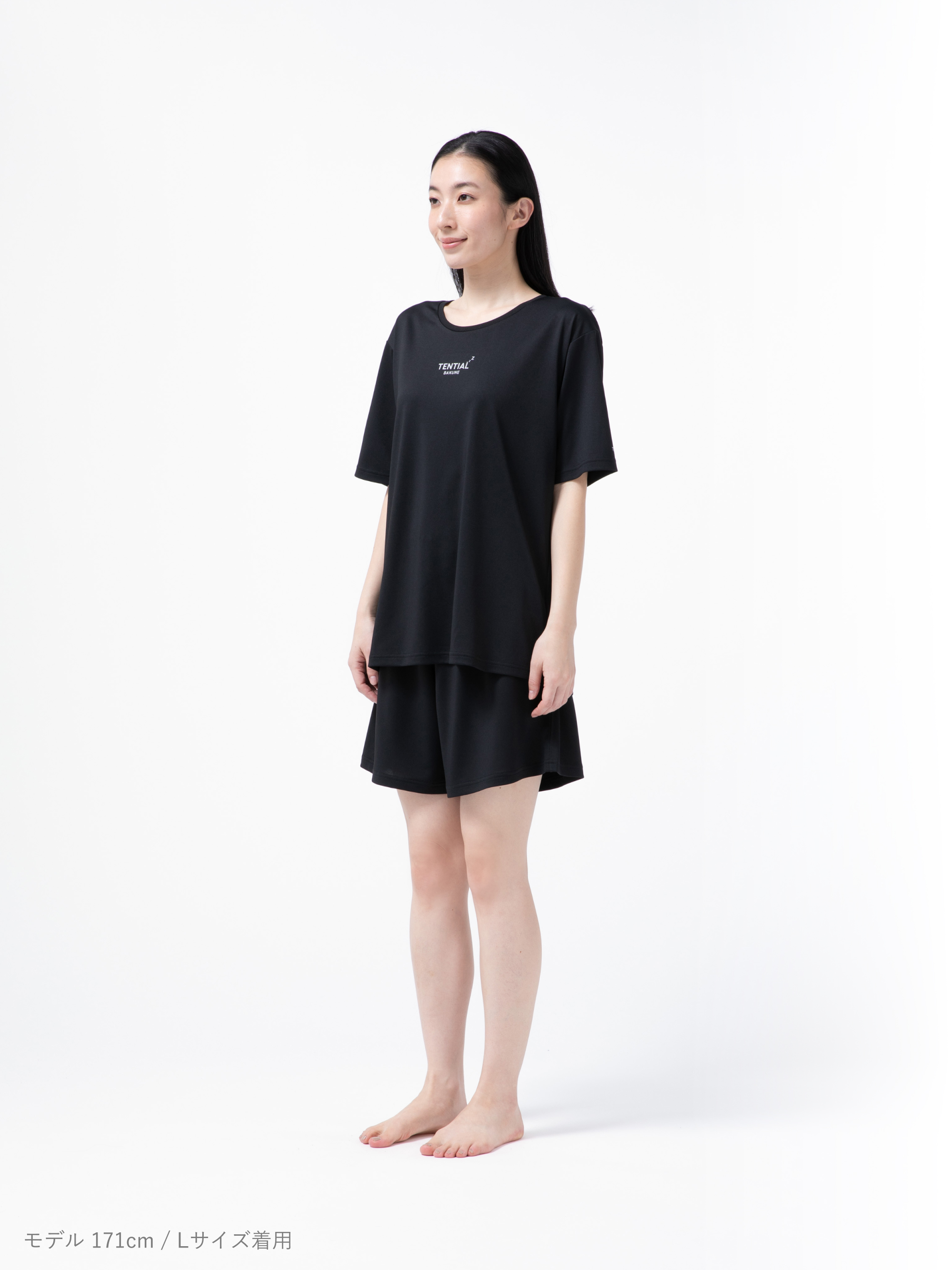 BAKUNE Dry Women's 上下セット（半袖Tシャツ・ショートパンツ