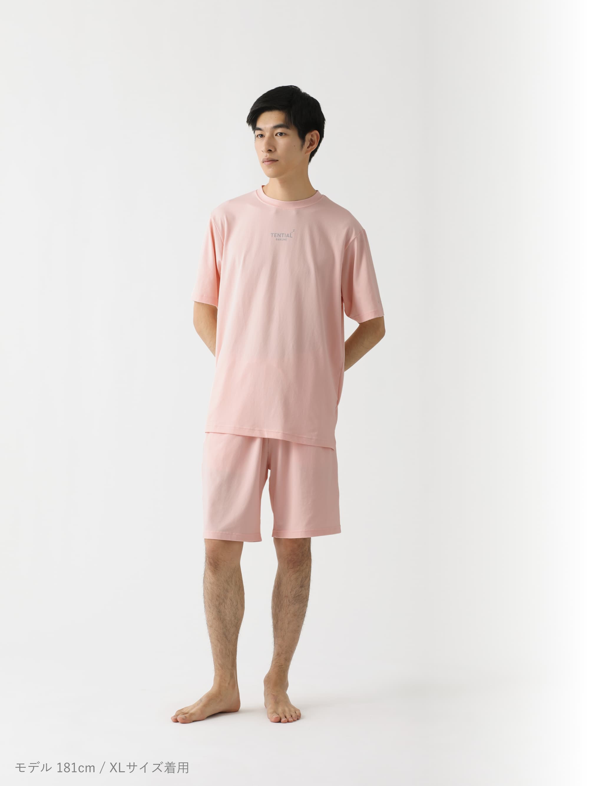 BAKUNE Mesh 上下セット（半袖Tシャツ・ショートパンツ）_25SS