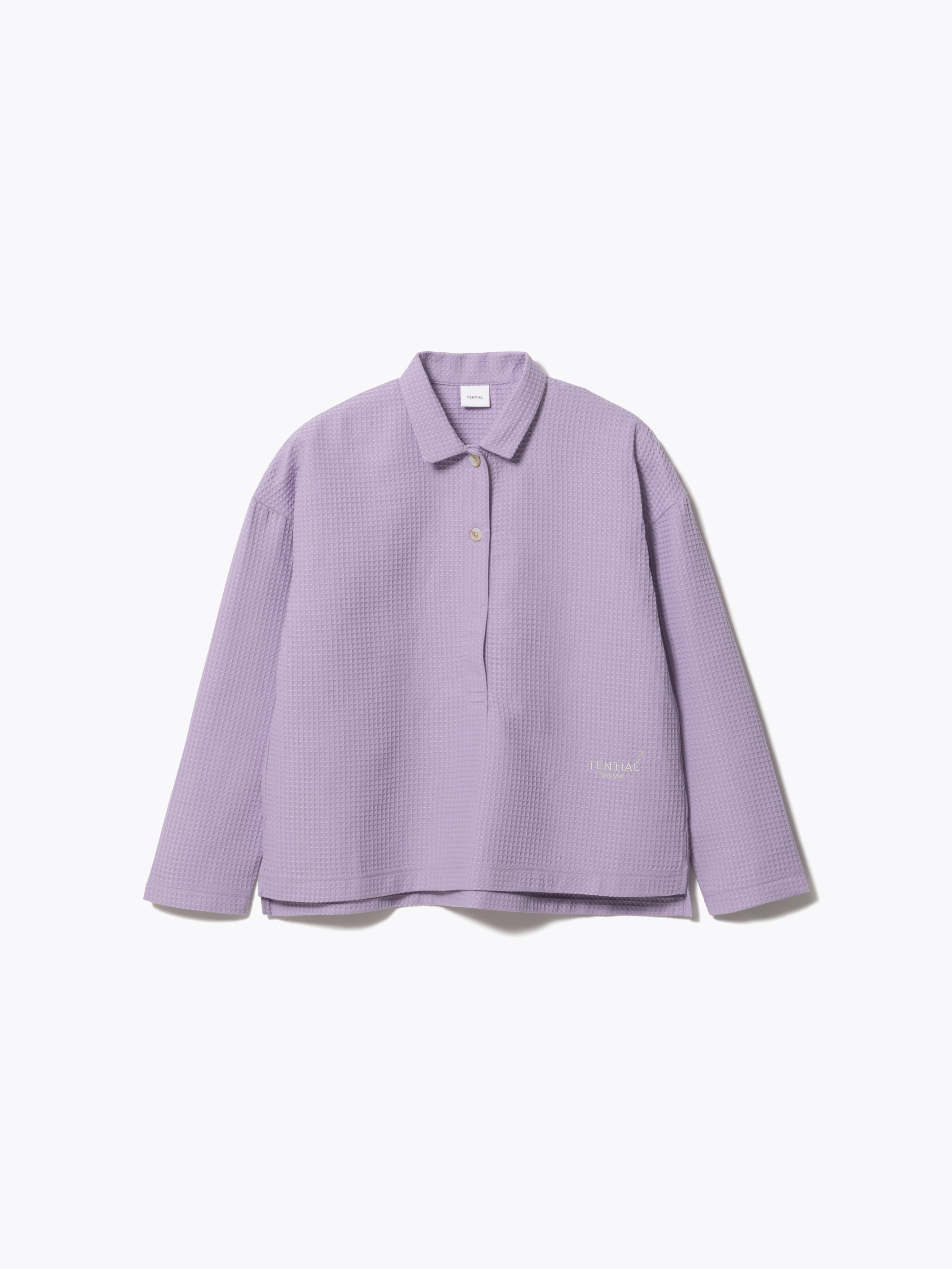 BAKUNE Waffle Women's 上下セット（長袖シャツ・ロングパンツ