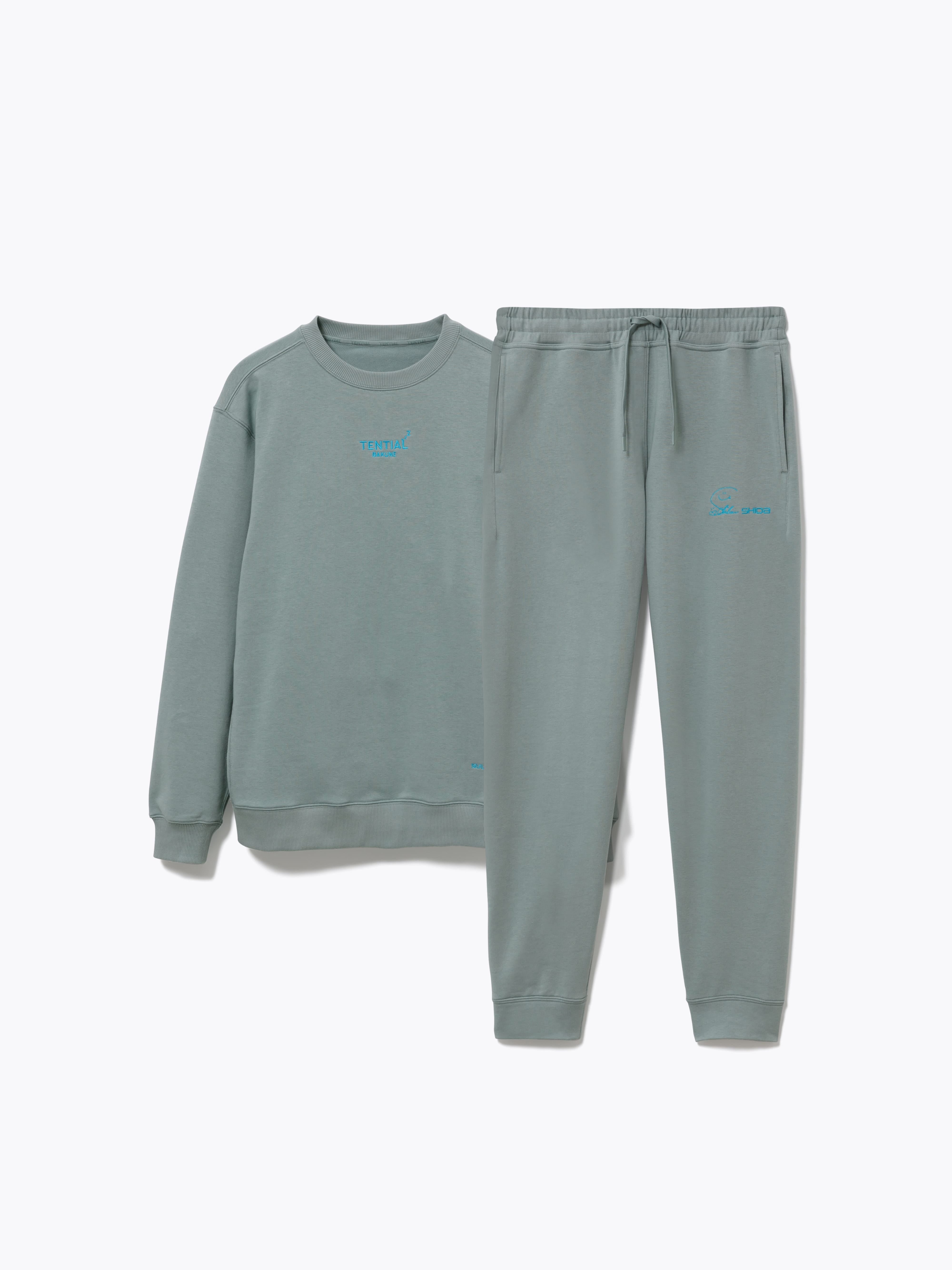 BAKUNE スウェット ロングスリーブ クルーネック 志田千陽コラボ 上下