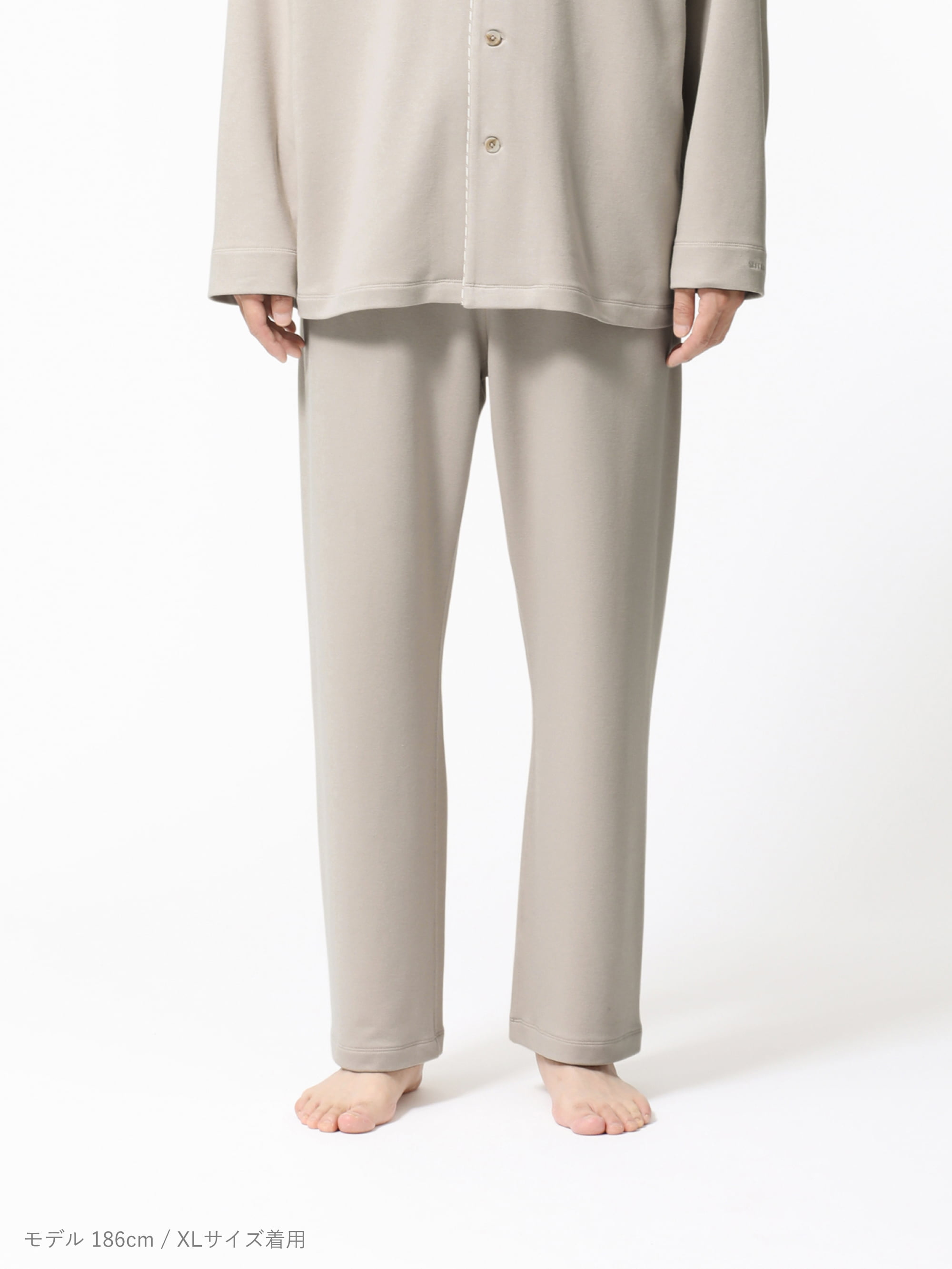 BAKUNE パジャマ スウェット / 上下セット（長袖シャツ・ロングパンツ