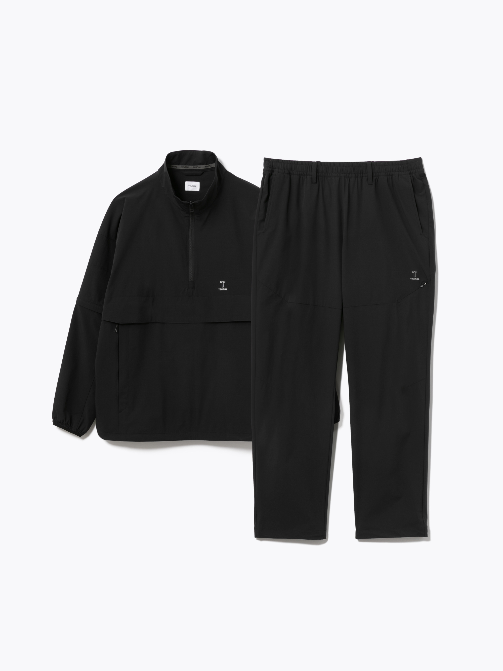 Golf Wear Woven Long Sleeve Blouson Half Zip / 上下セット