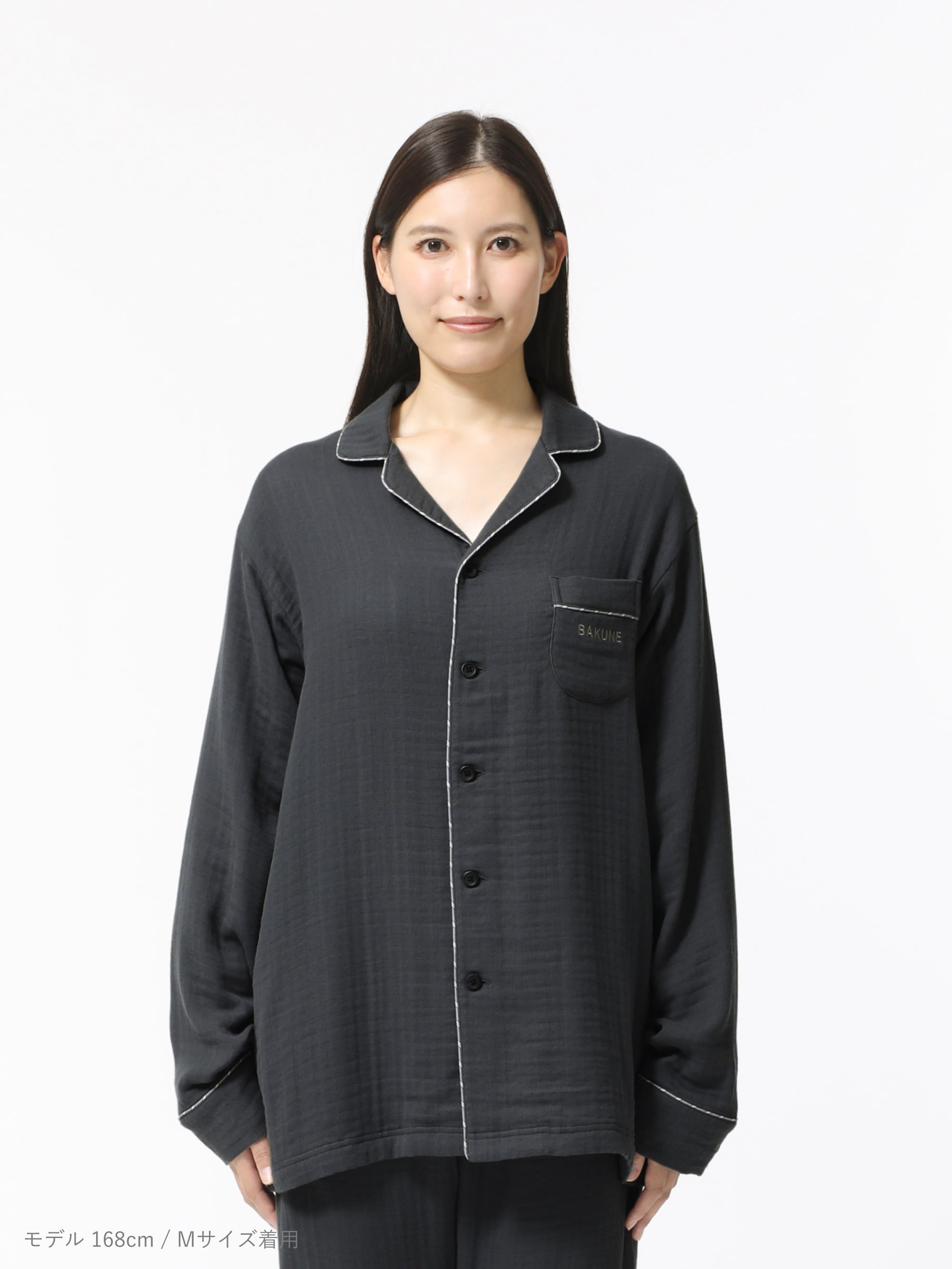 BAKUNE パジャマ ガーゼ / 長袖シャツ_25FW | TENTIAL公式オンラインストア
