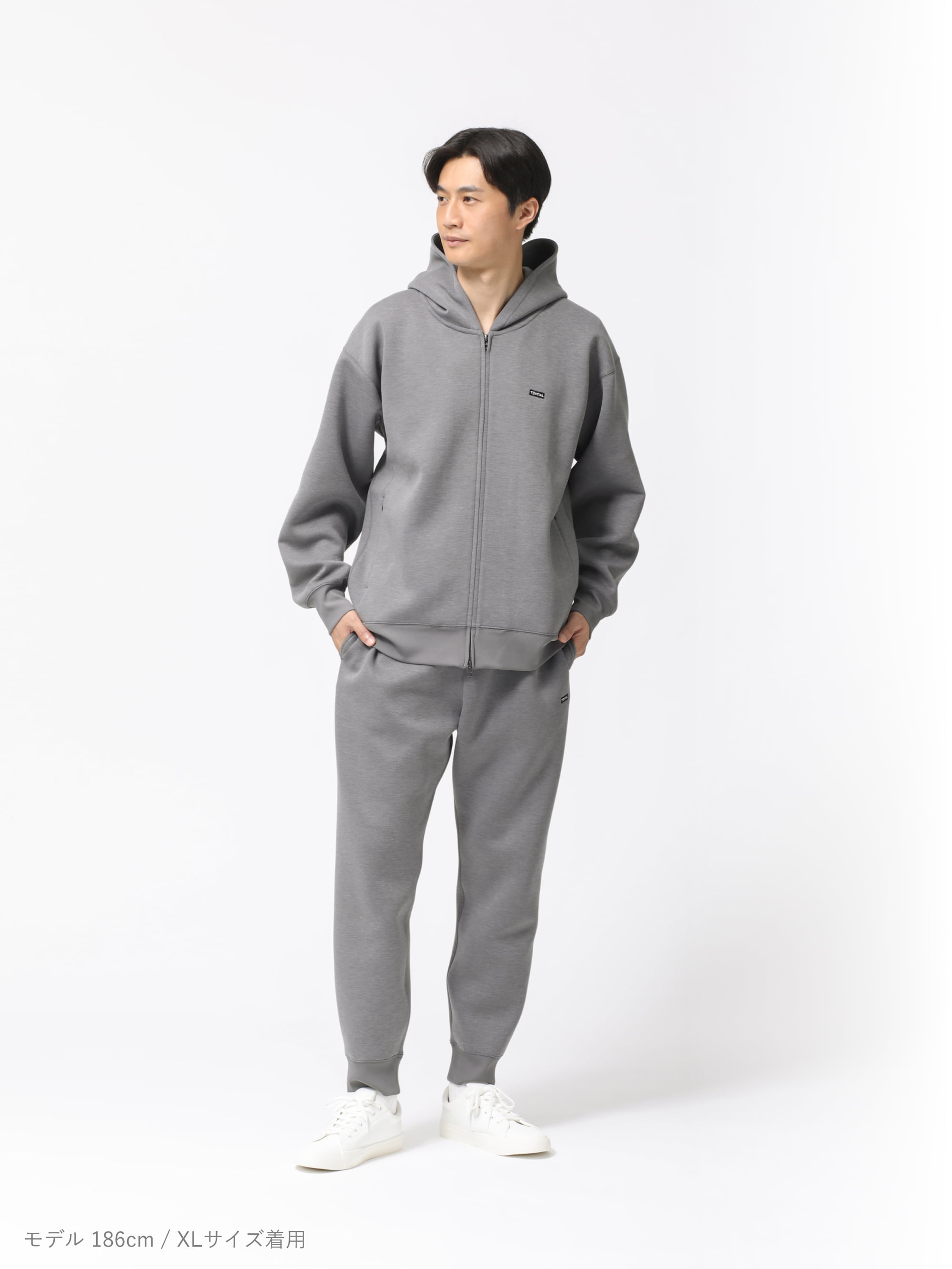 テックスウェット】フルジップフーディー / 上下セット（フルジップ