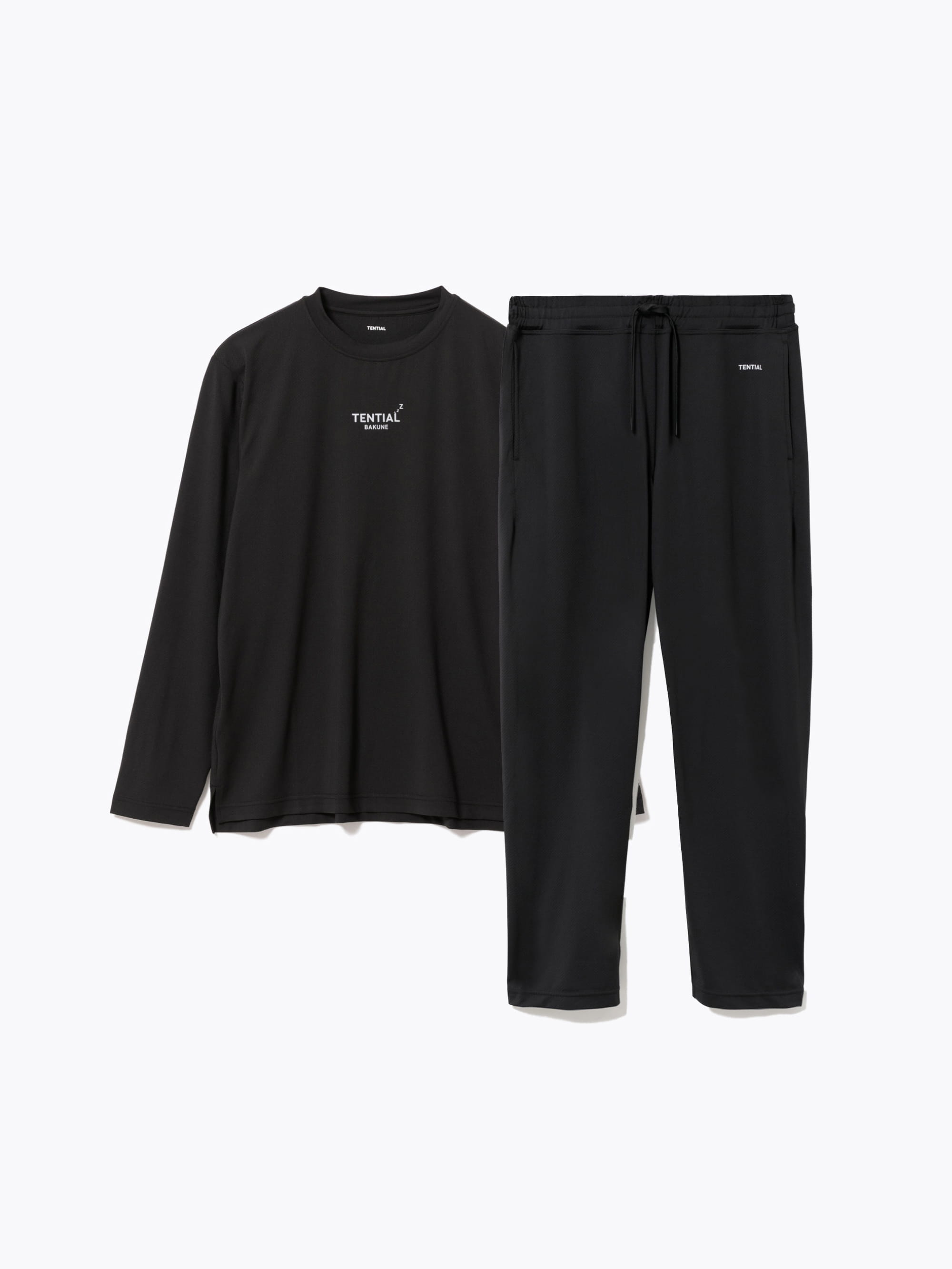 TENTIAL BAKUNE Mesh Long Pants M ブラック BAKUNE Mesh ロングパンツ スリム_26SS_上下セット | TENTIAL公式