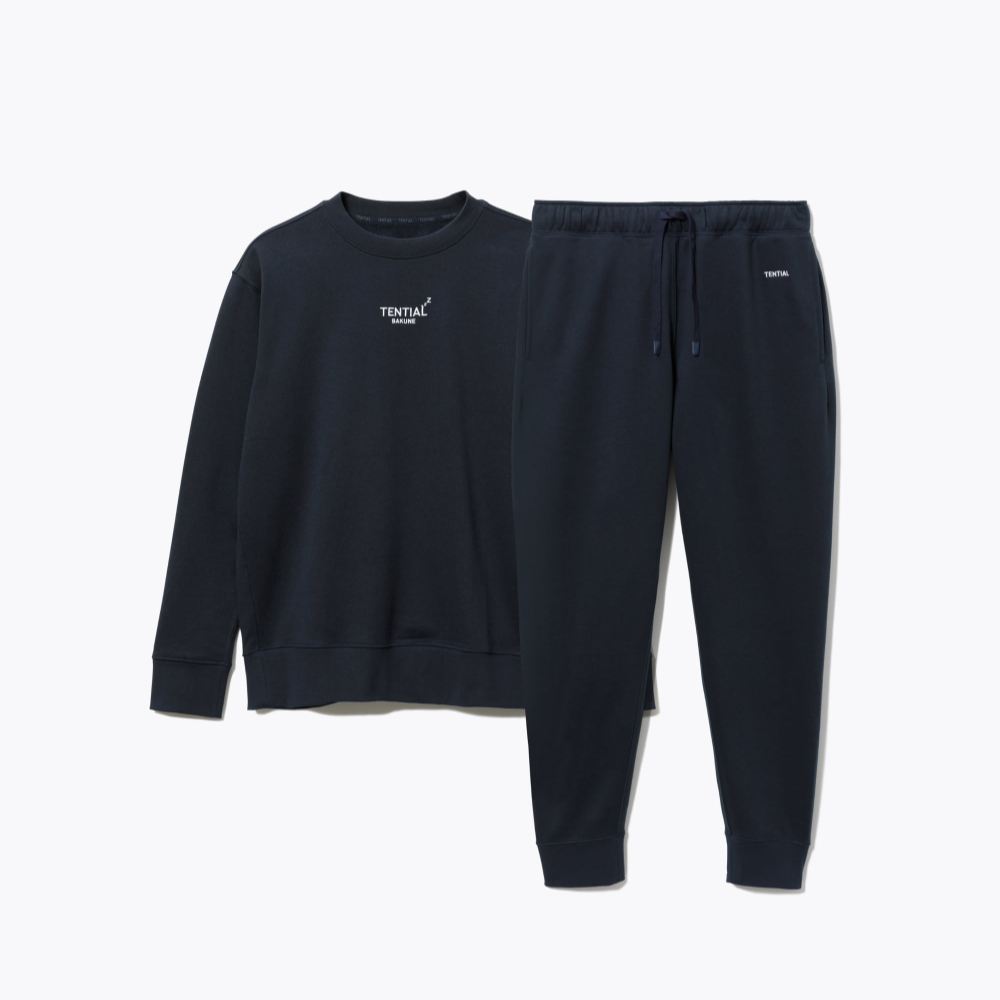 BAKUNE ウォーム / 上下セット（長袖モックネックシャツ・ロング