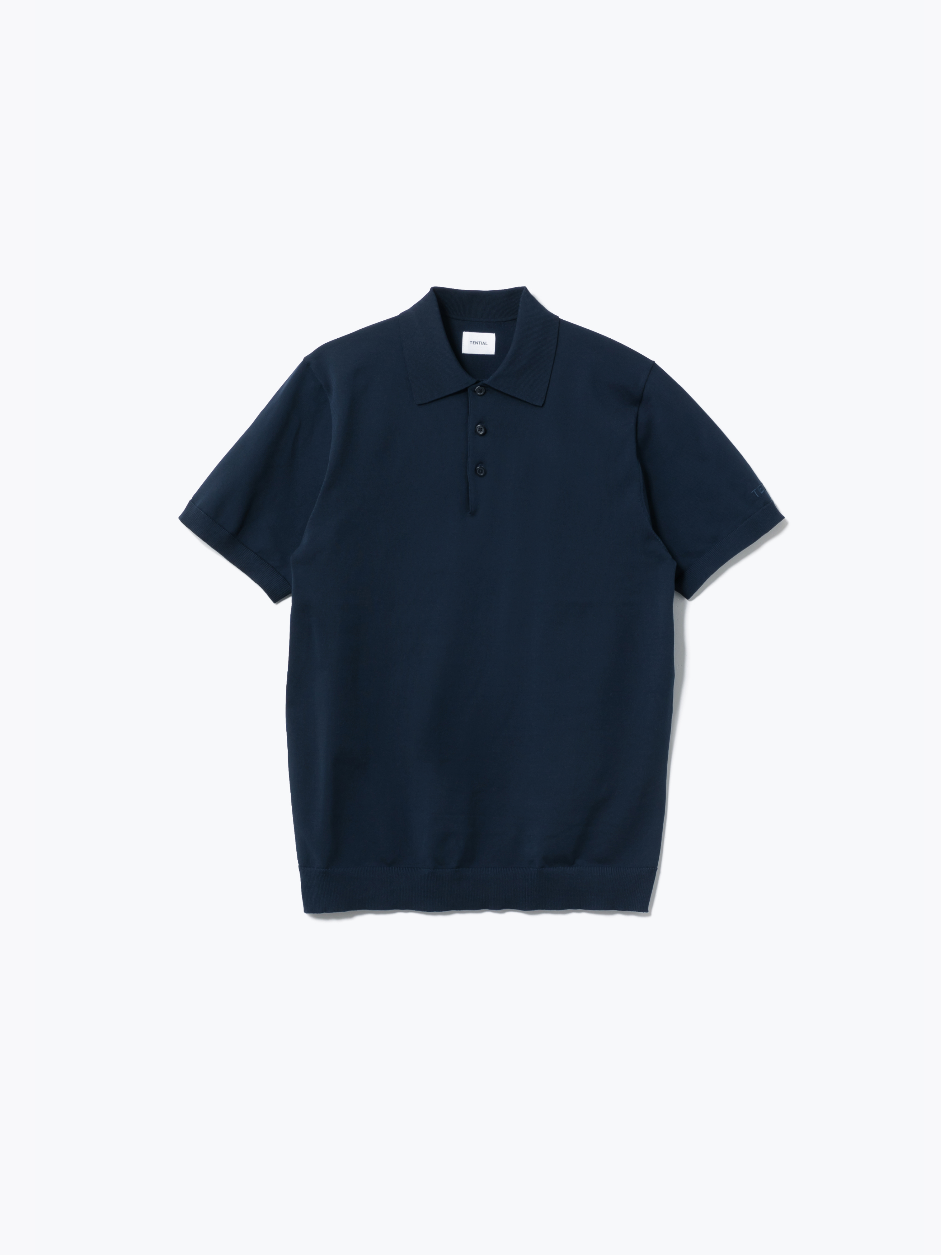 MIGARU Light Knit Short Sleeve Tailored Polo Shirt / 半袖