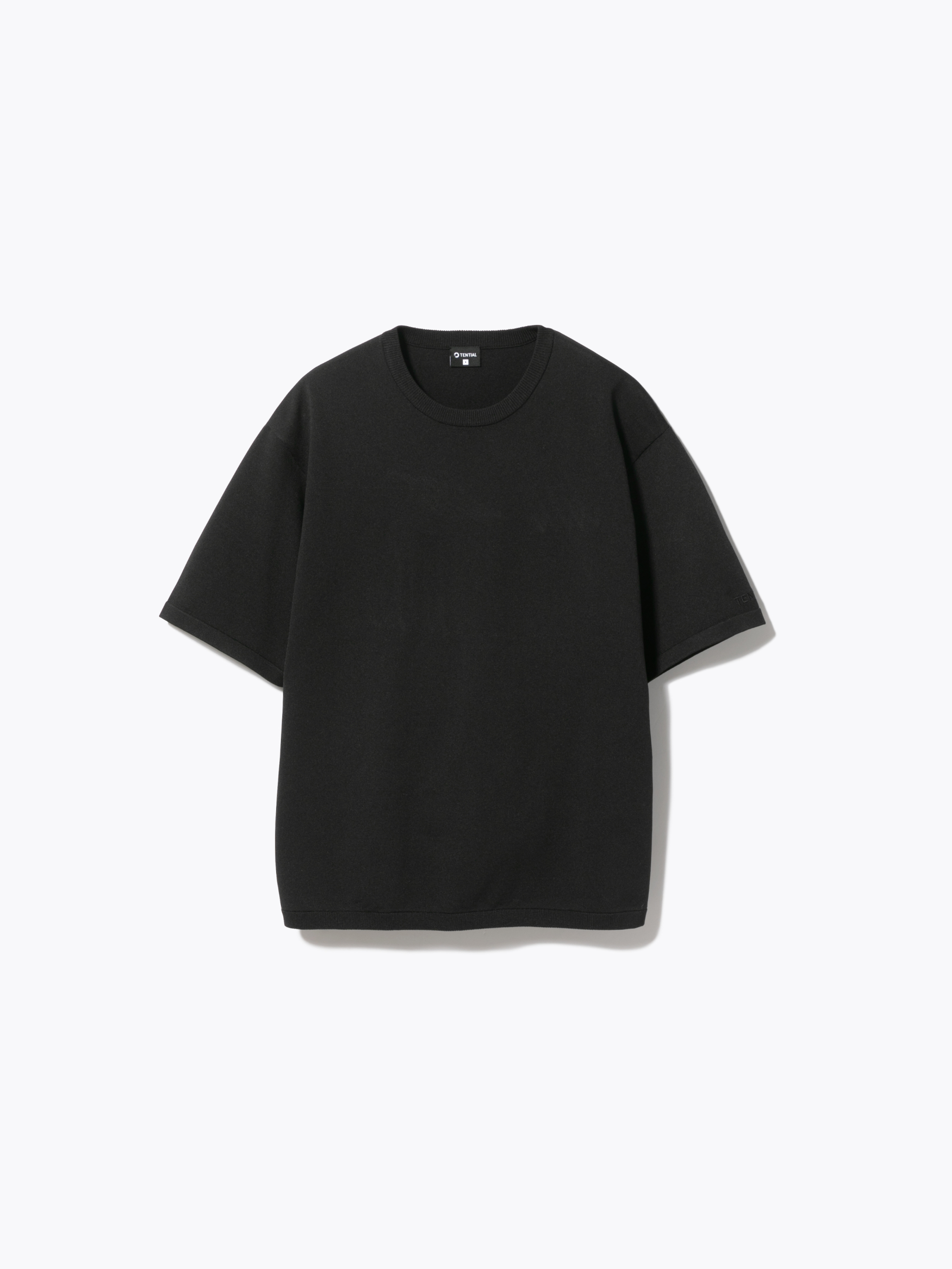 テンシャル TENTIAL MIGARU Dry 上下セット 黒 MIGARU Light Knit Women's Short Sleeve T-Shirt / 上下セット