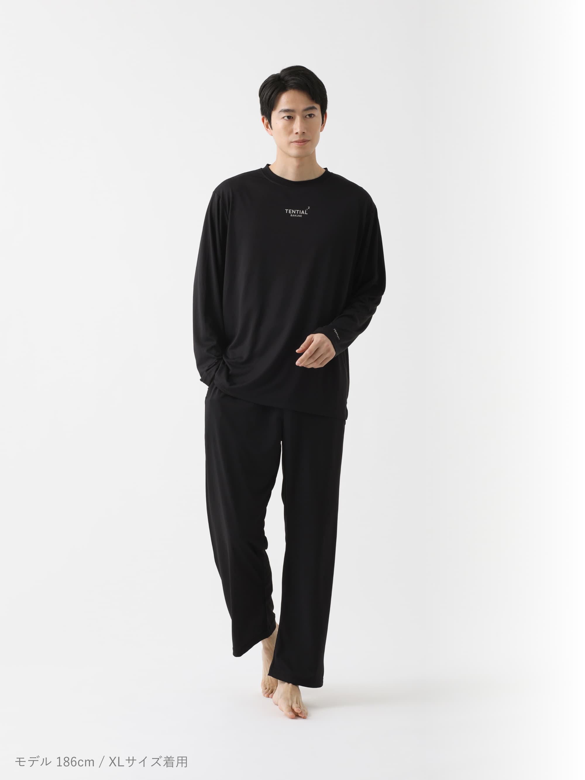 TENTIAL BAKUNE Dry ユニセックス 上下セットM BLACK BAKUNE Dry Men's 上下セット（長袖・ロングパンツ）_25SS | TENTIAL