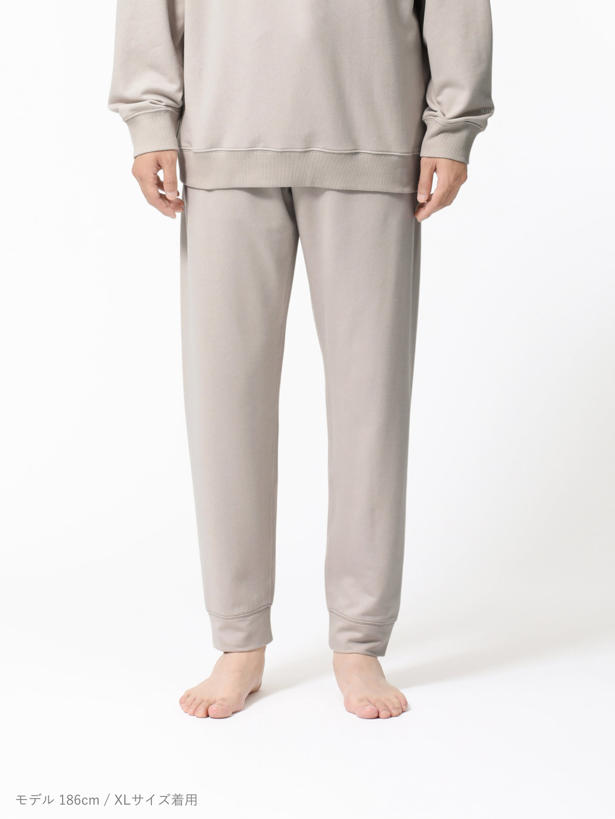 BAKUNE パジャマ スウェット / 上下セット（長袖シャツ・ロング