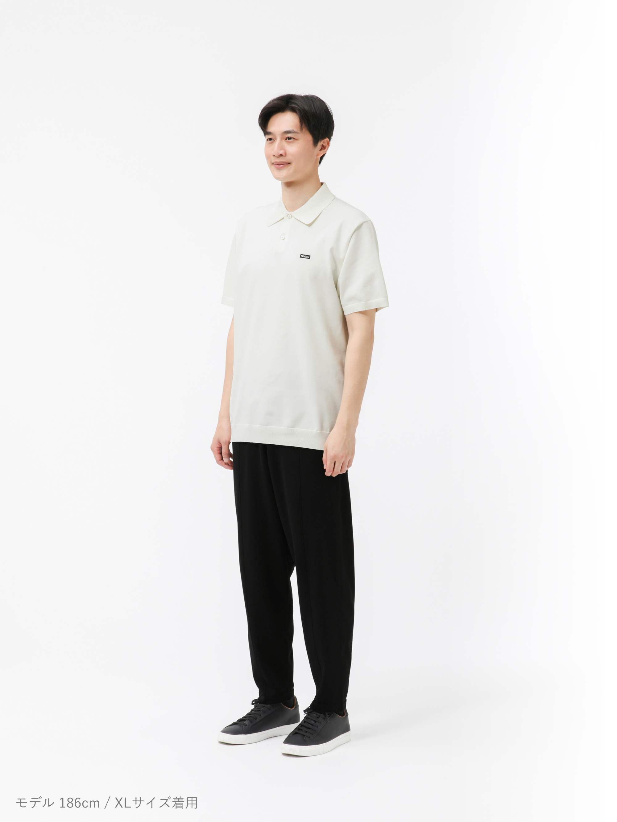 MIGARU Light Knit Short Sleeve Polo Shirt / 上下セット（半袖
